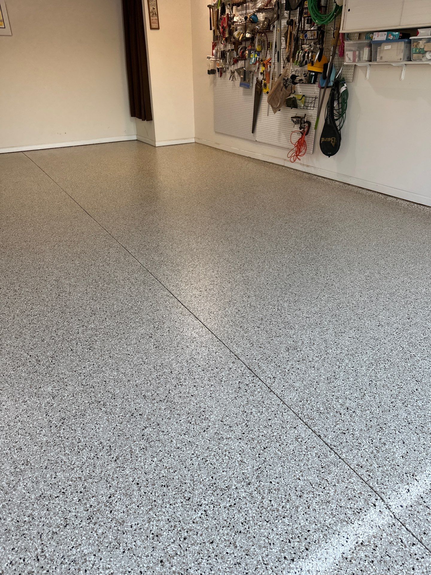 Garage Floor Coating using Shoreline by My Garage Floor Guys
