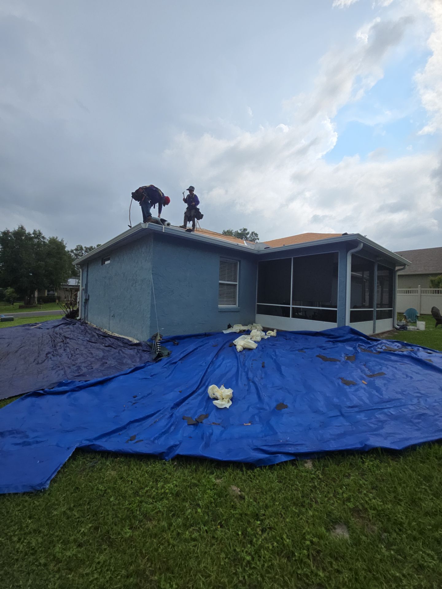 Atlas Pinnacle Pristine Oyster Shell Roof Installation in DeLand by Pinnacle Roofing Group