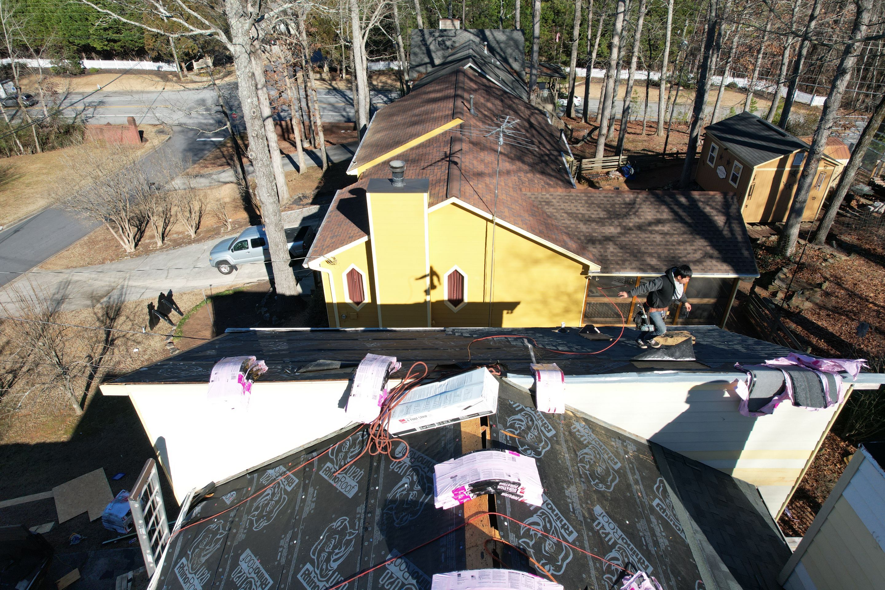 Residential Roofing Installation using Owens Corning by Inspector Roofing and Restoration