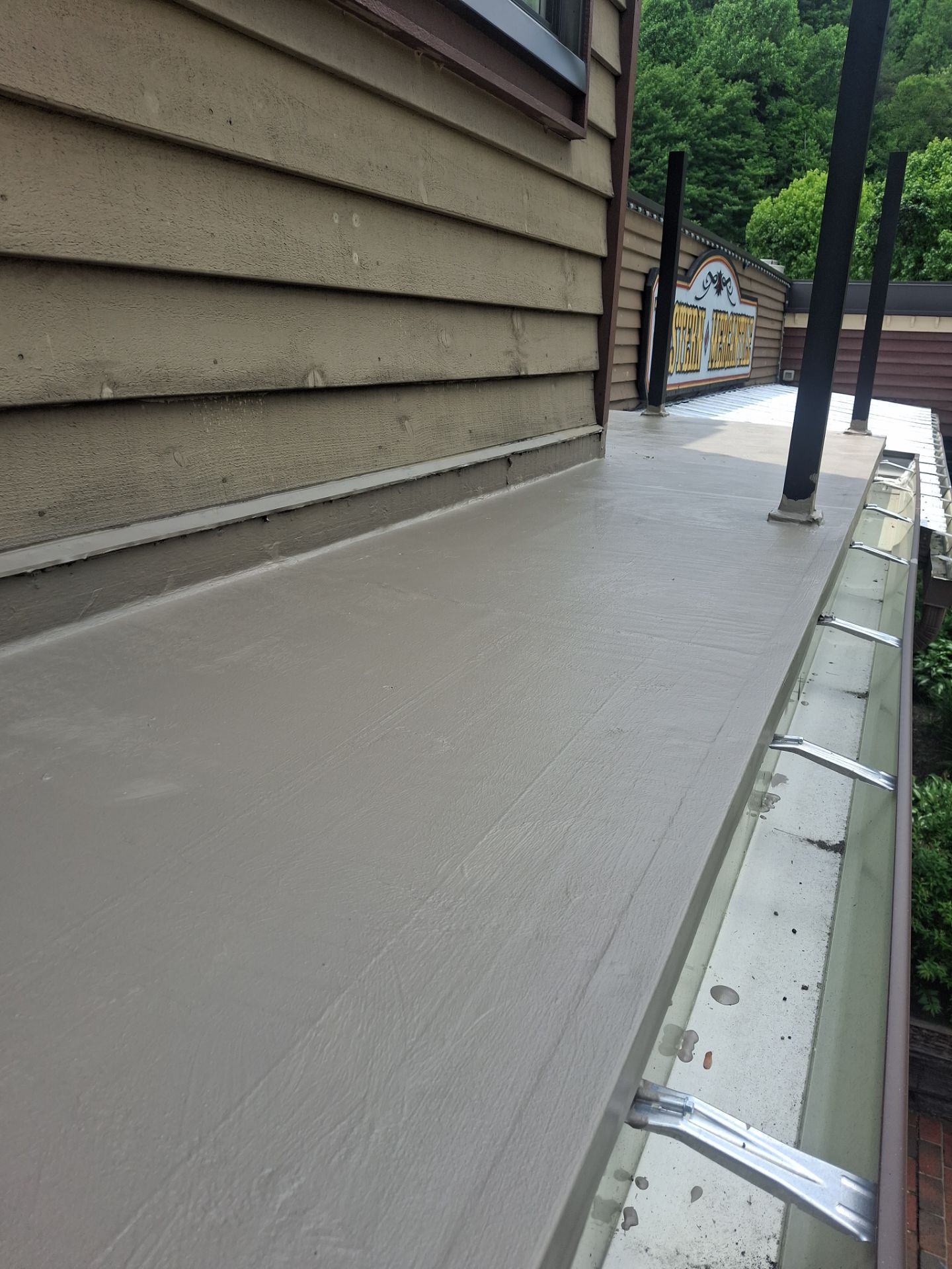 Tweetsie Railroad Balcony by Omnia Roofing