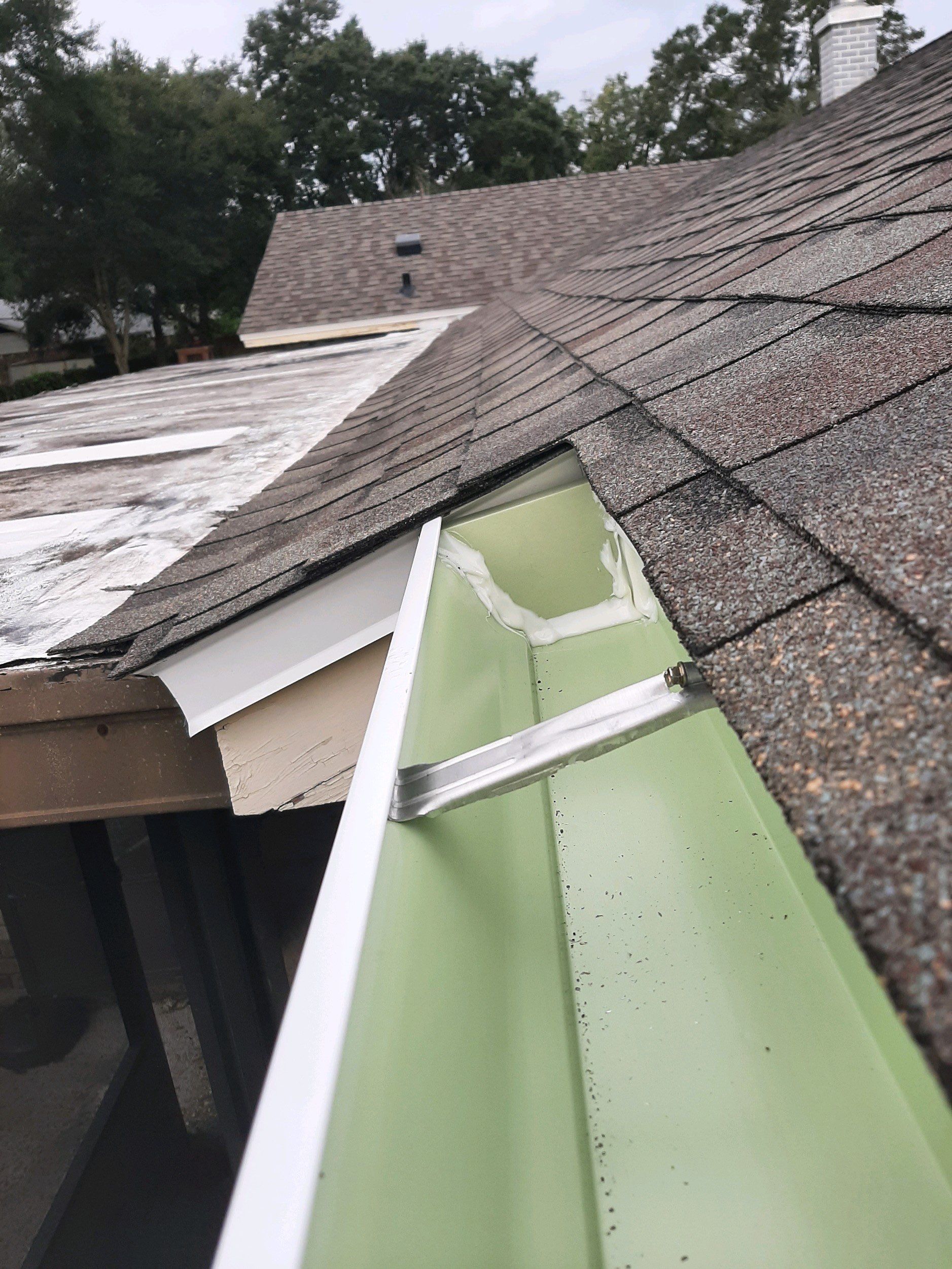 Gutter Installation using K-Style Seamless Gutters by Gutter Professors