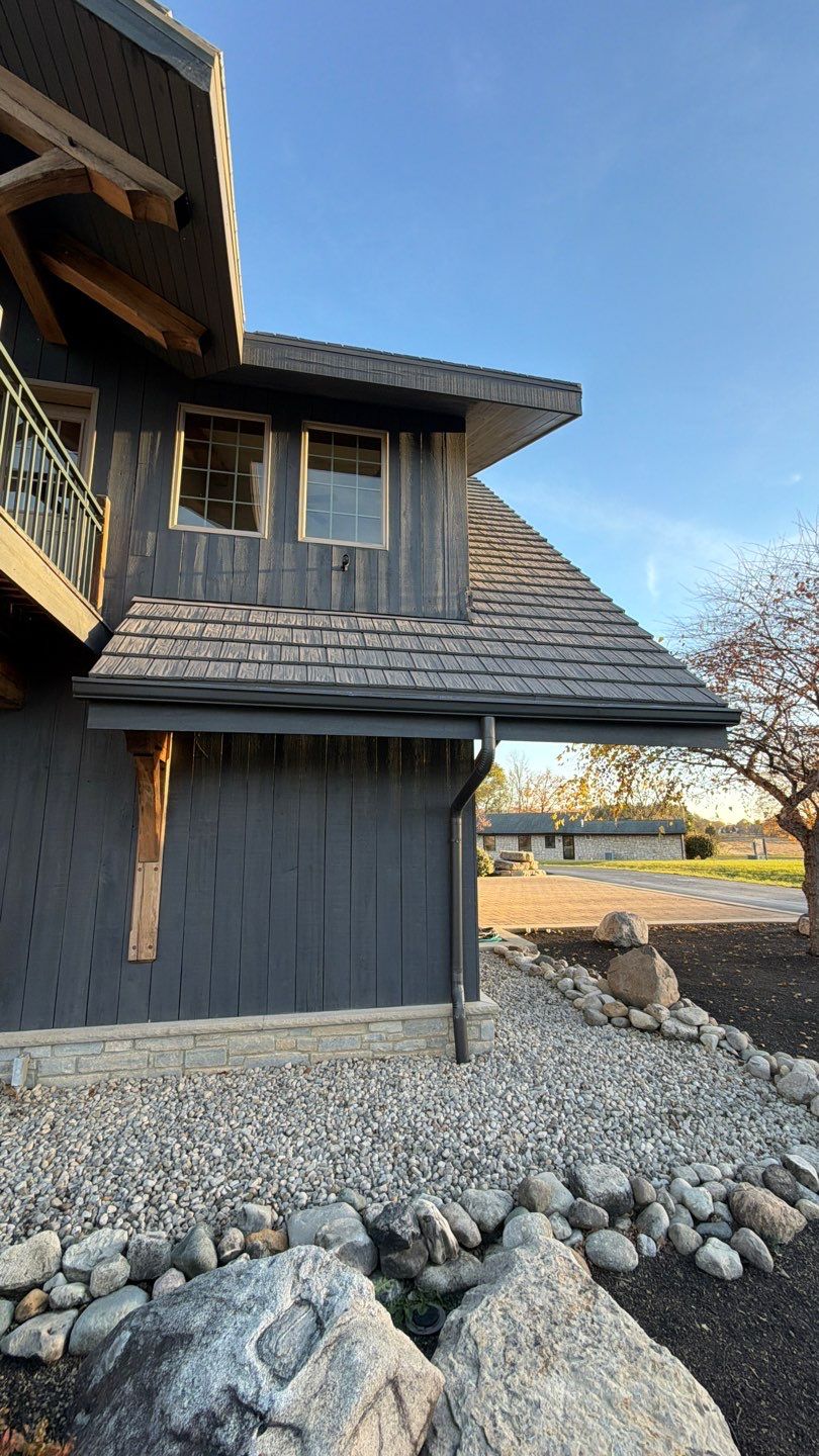 Residential Roofing Installation using Kassel Shake Beech by Nitro Roofing and Construction