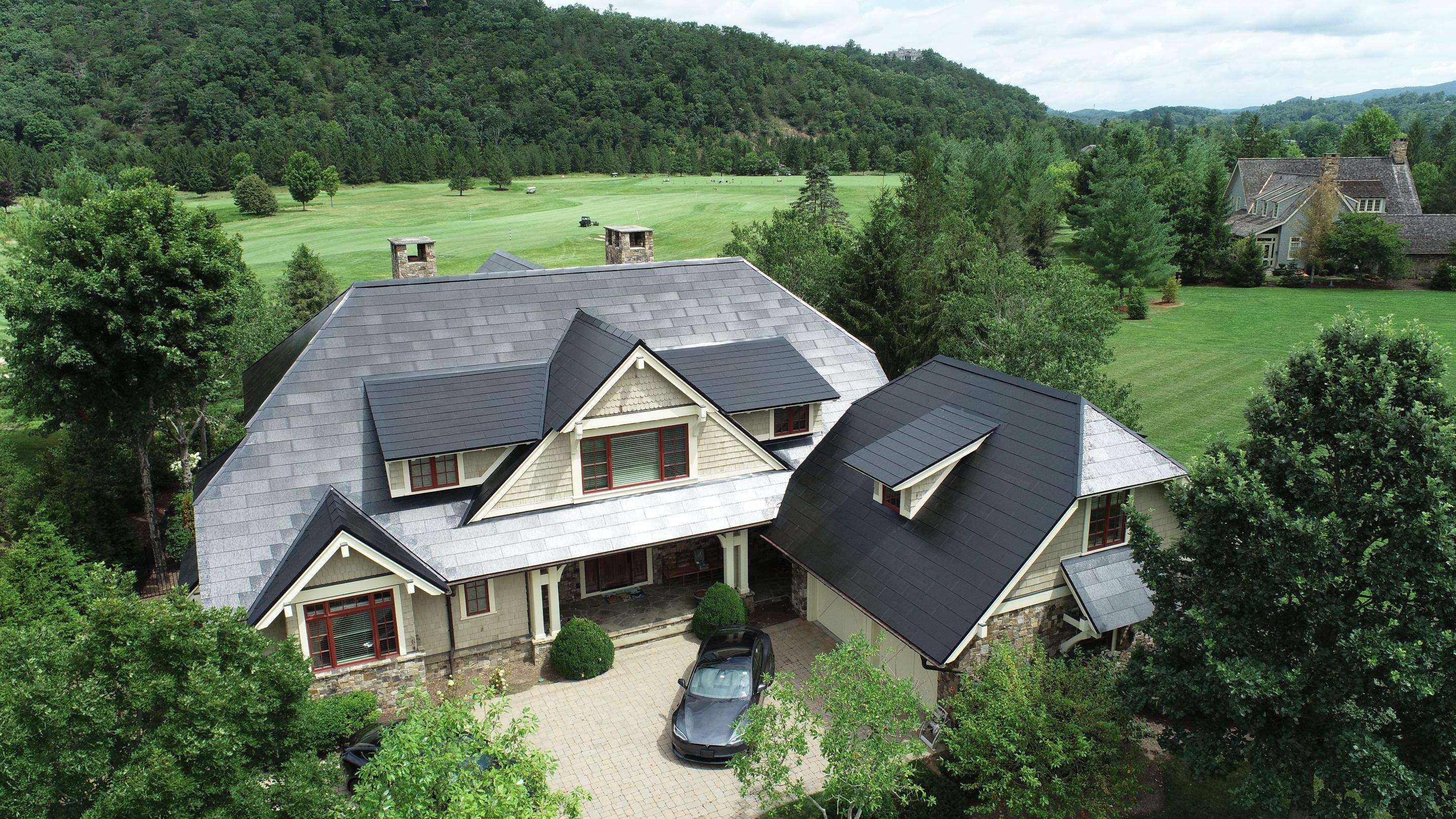 Tesla Solar Roof at The Greenbrier by American Home Contractors