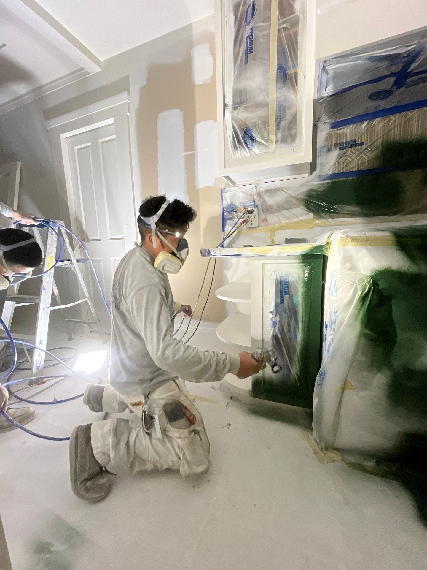 Oakland Kitchen Renovation with Custom Cabinetry and Granite Countertops by Herrera’s Bay Area Painting inc.