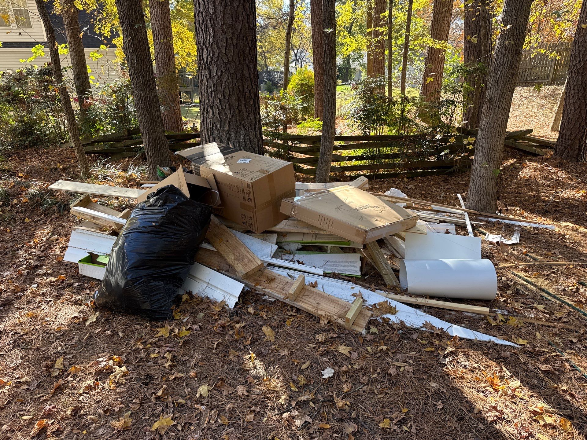 Project in Charlotte by Badger Hauling