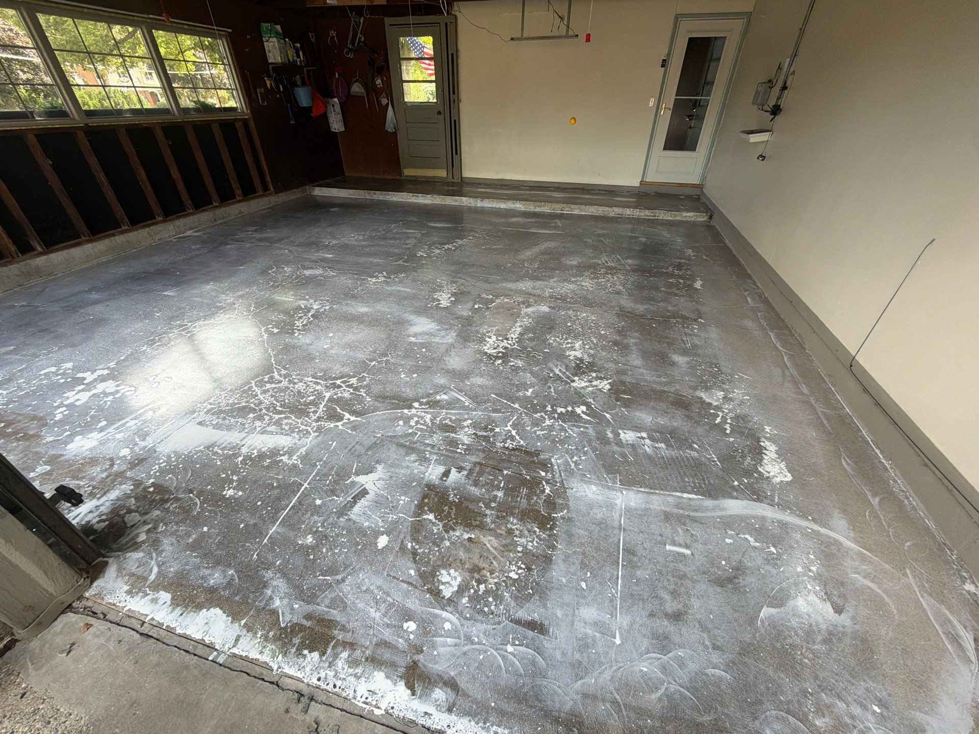 Epoxy Flake Floor installation in Grand Rapids Michigan! by Gordon Painting