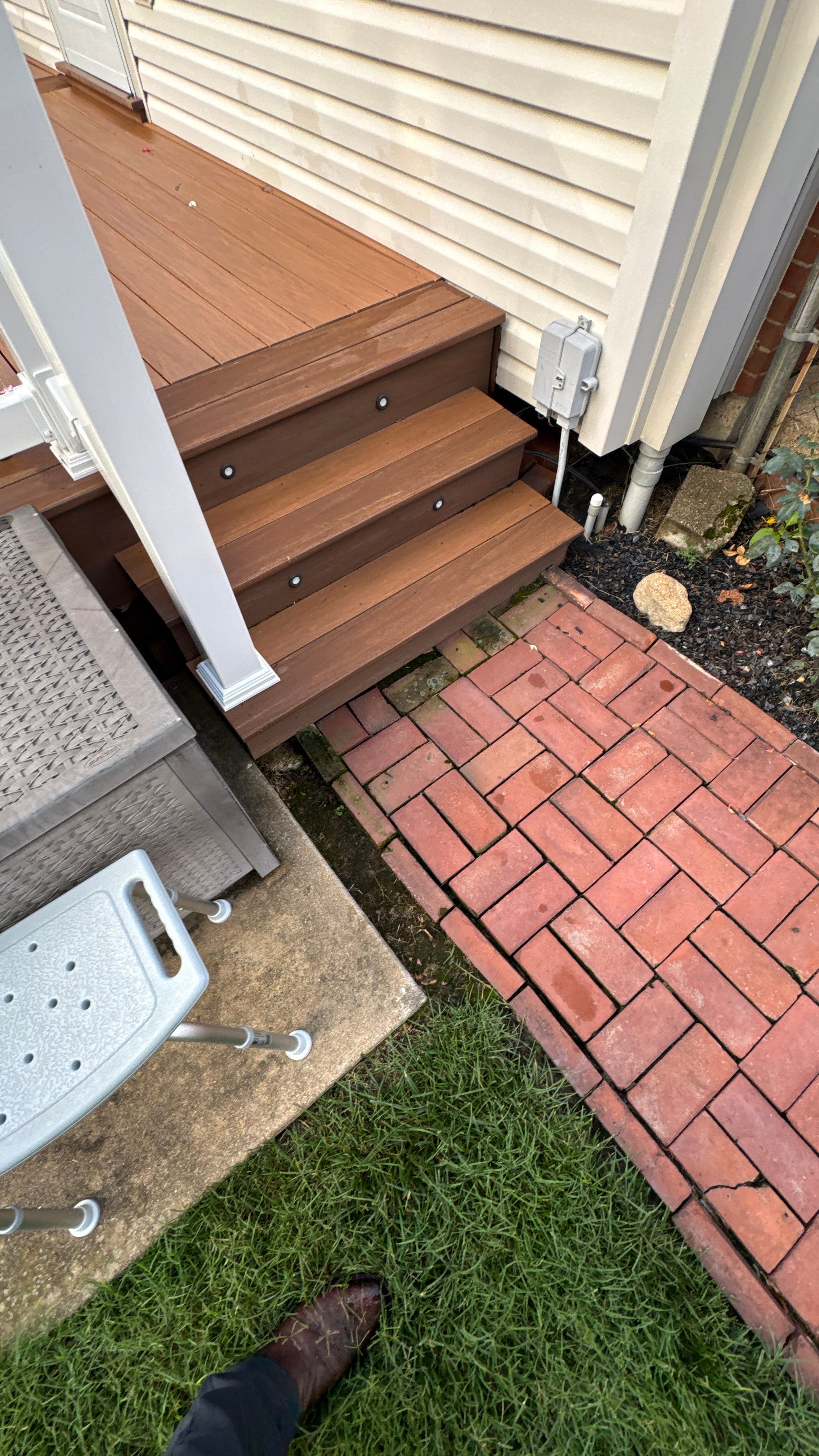 Exterior Wood Restoration & Deck Improvements by Legendary Services Company LLC.