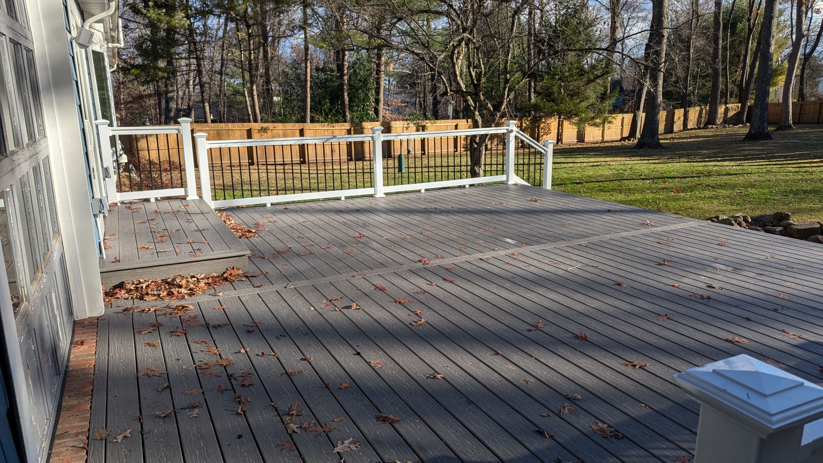 Custom Deck Build & Outdoor Transformation โ MoistureShield Cathedral Stone by Maven Roofing & Exteriors LLC