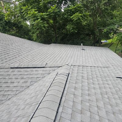 Residential Roofing Installation using GAF Timberline HDZ Fox Hollow Grey