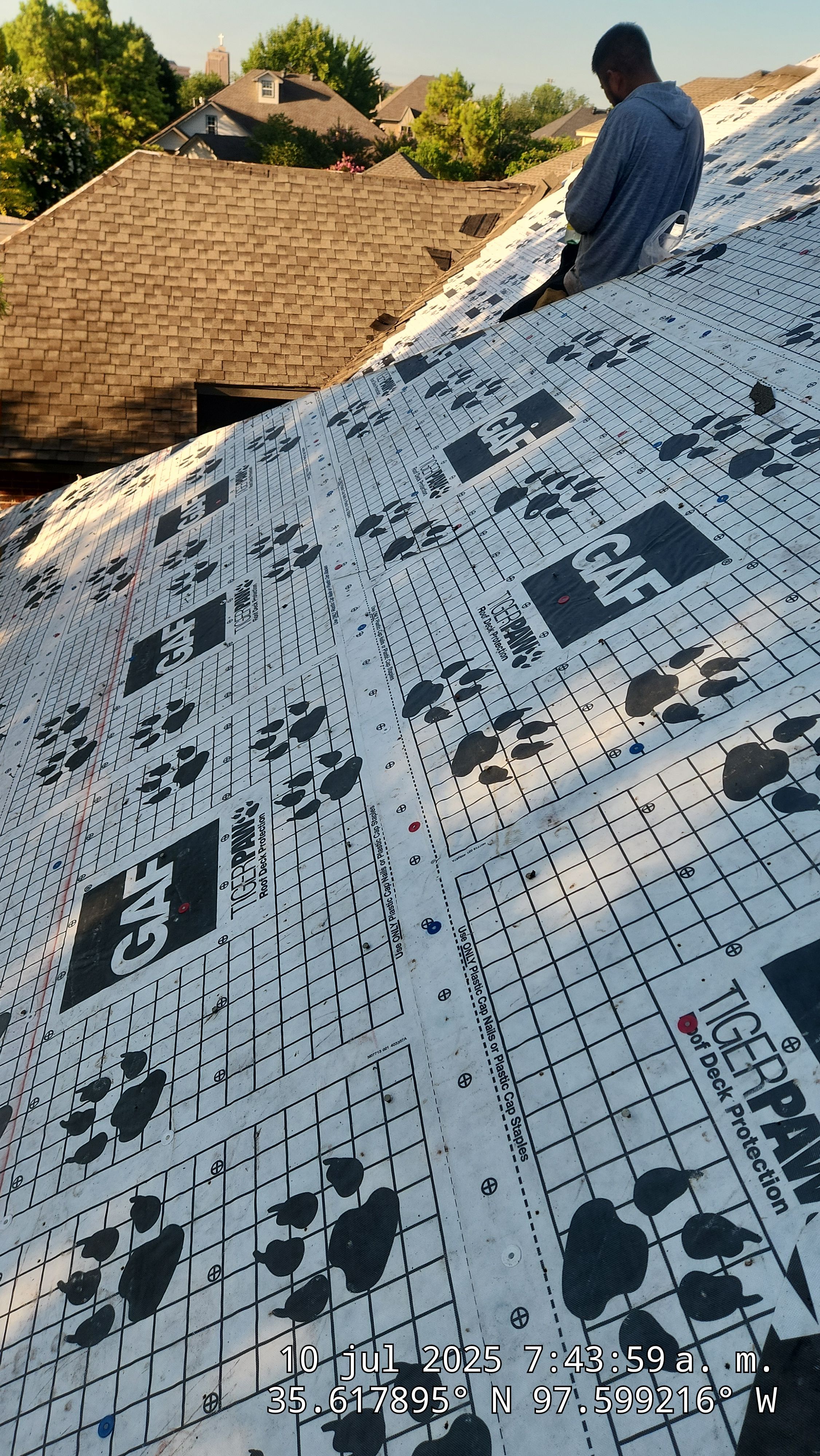Residential Roofing Installation using GAF by Castillo Roofing
