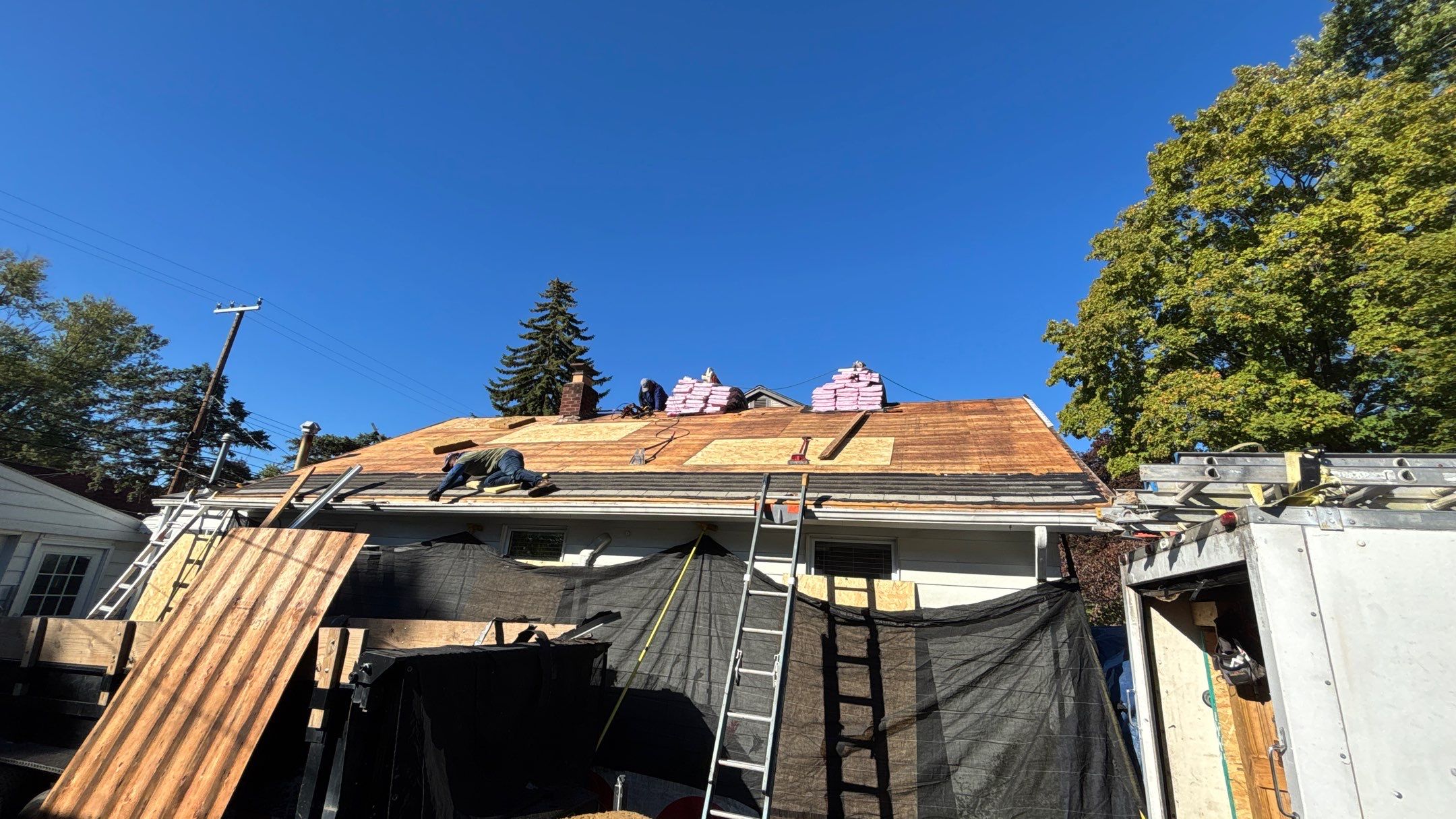 Roof Replacement using Owens Corning Estate Gray by 180 Contractors