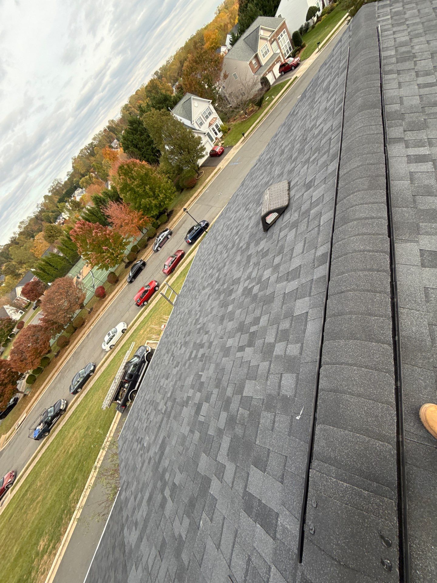Woodbridge:Residential Roof Replacement with CertainTeed Landmark PRO in Max Def Moire Black  by RM Banning, Inc.