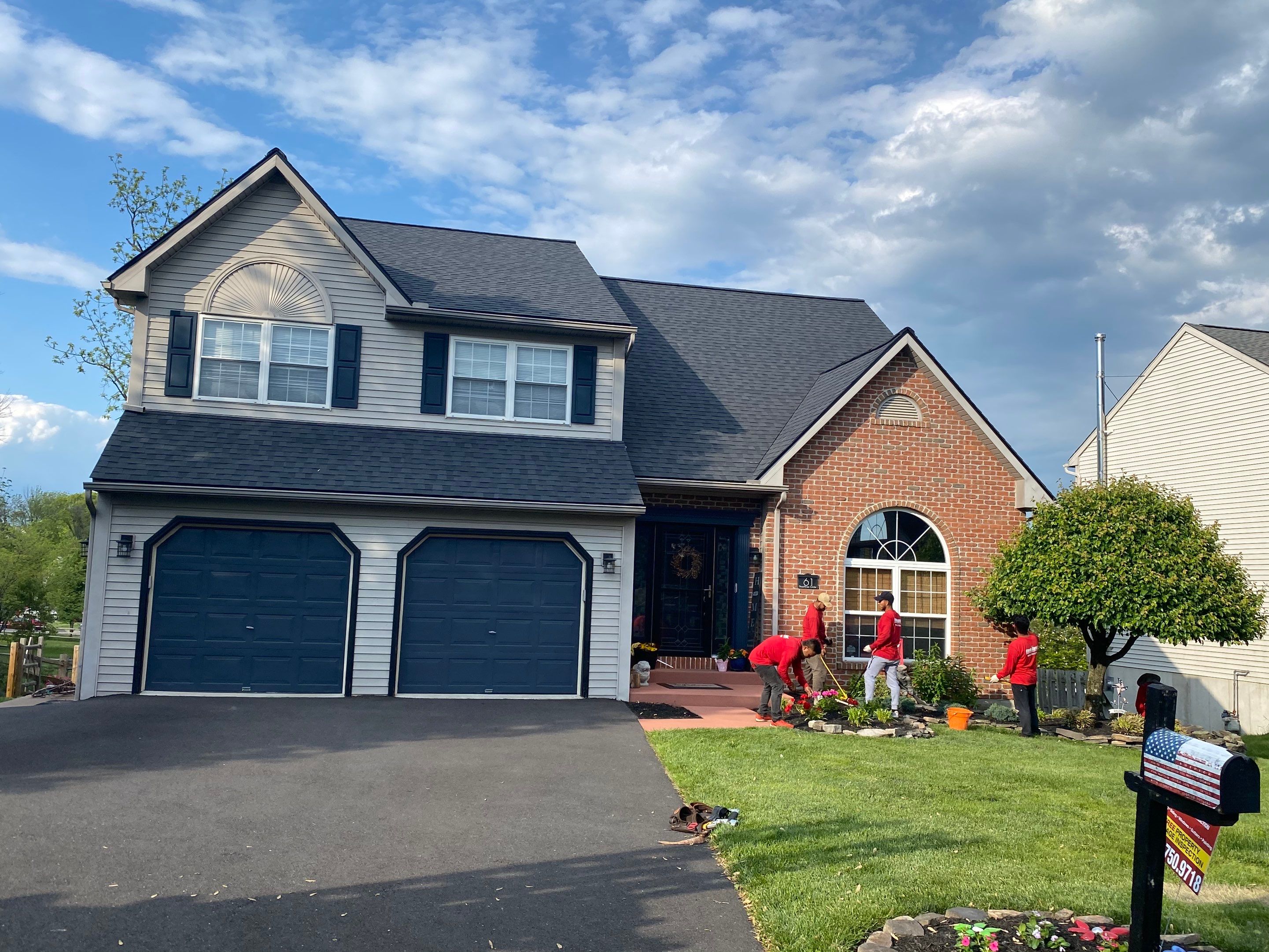 Roofing Installation using CertainTeed Landmark - Moire Black by Storm Guard of Ches-Mont PA