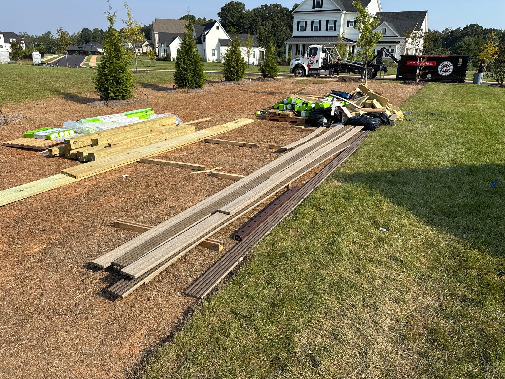 Project in Waxhaw by Badger Hauling