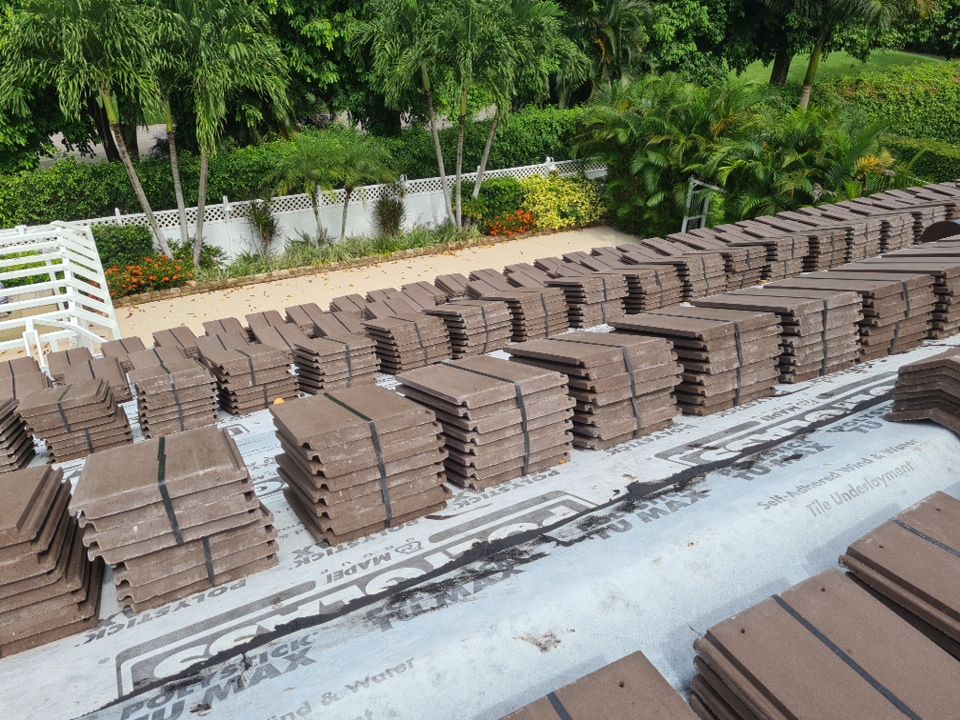Residential Roofing Installation using Eagle Roofing Tile by BLUES BROTHERS ROOFING