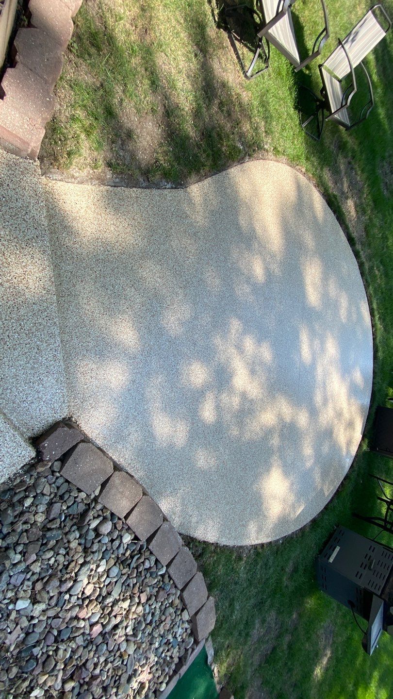 Patio using Pecan by Select Painting, Coatings & Garage Cabinets