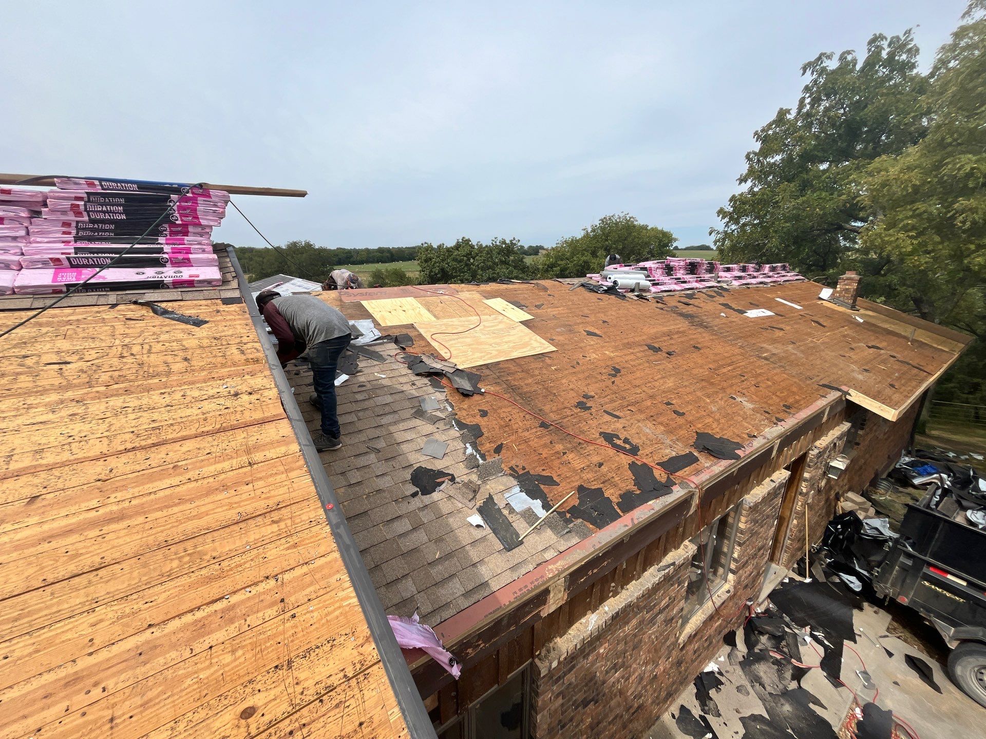 Residential Roofing Install - Owens Corning Duration Shingles - Color Peppercorn  by Titan Commercial & Residential Roofing 