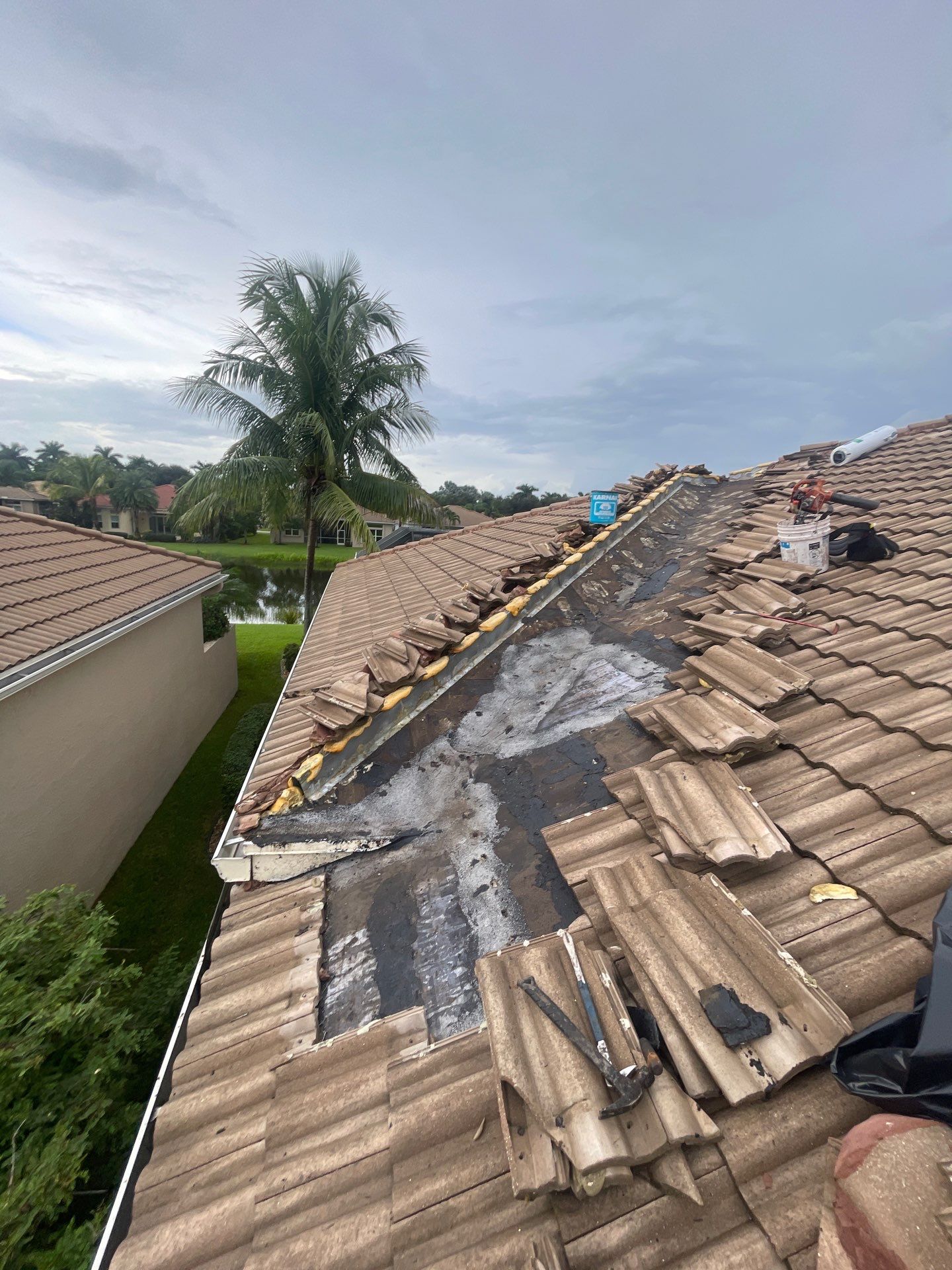Valley Repair in Boynton Beach by Hercules Roofing