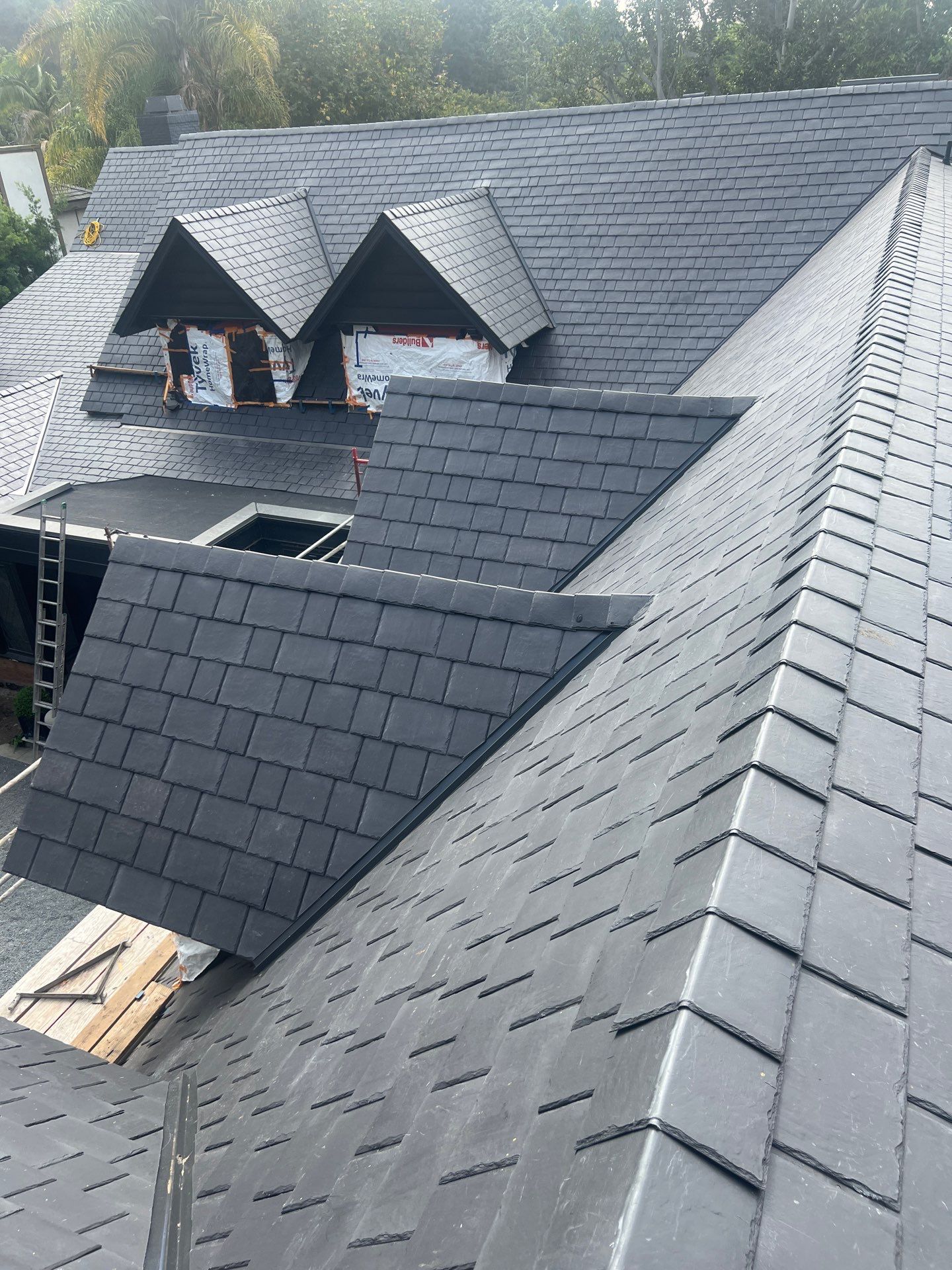 Synthetic Slate Tile Project in Brentwood by Hull Brothers Roofing