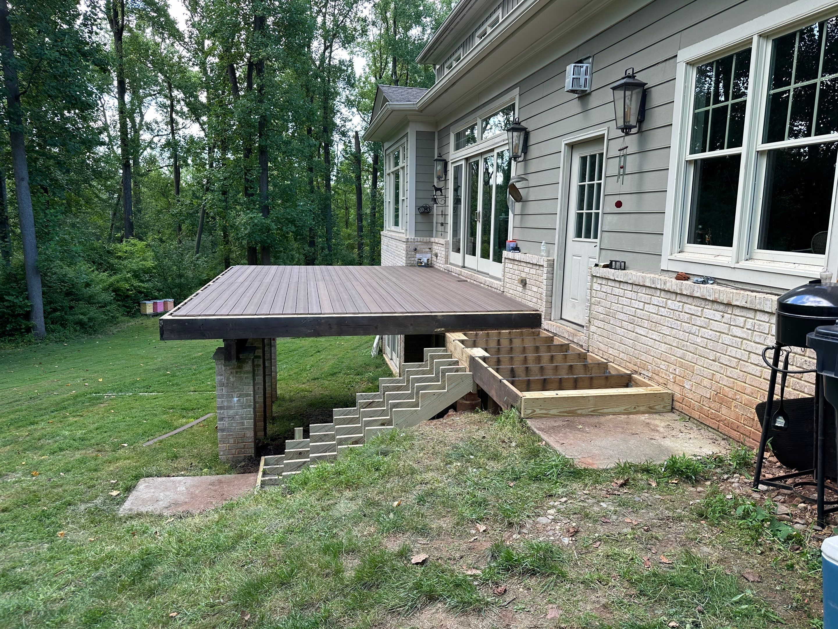 Deck Resurface using Deckorators Voyage - Color Khaya by deck guardian