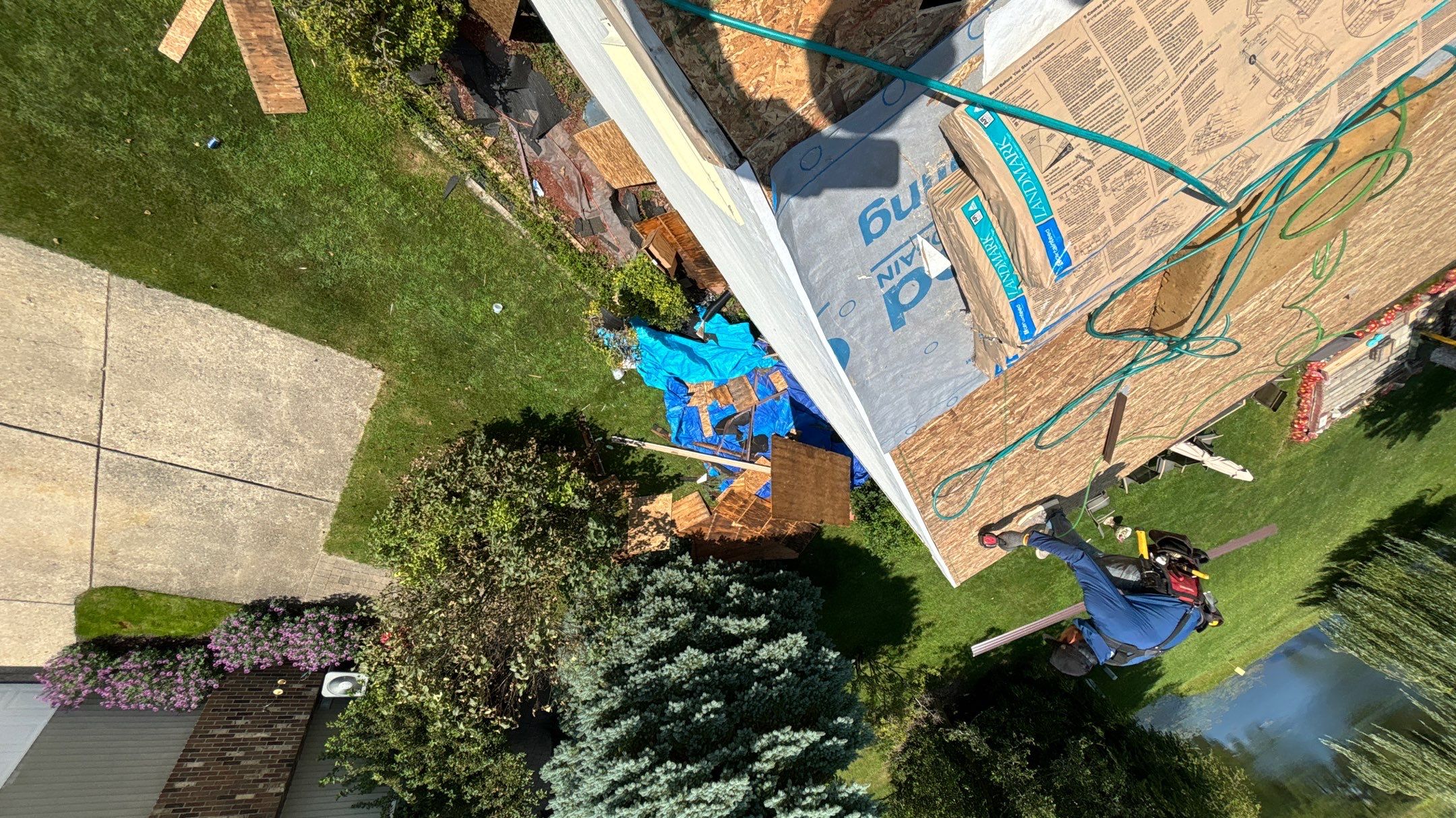 Roof Replacement using CertainTeed Landmark by 180 Contractors