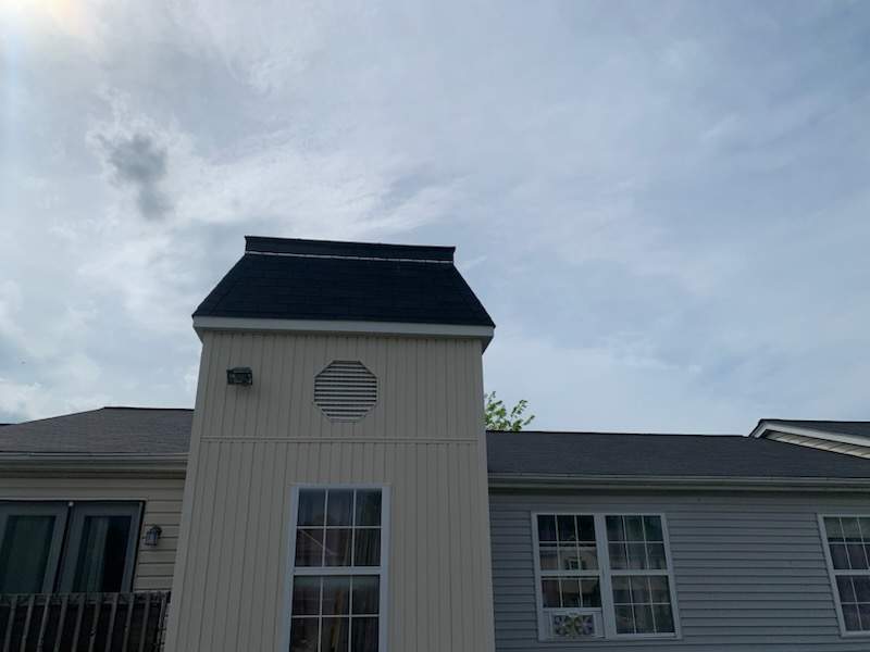 Tower Section EPDM Reconstruction by Level Up Roofing and Restoration Services LLC