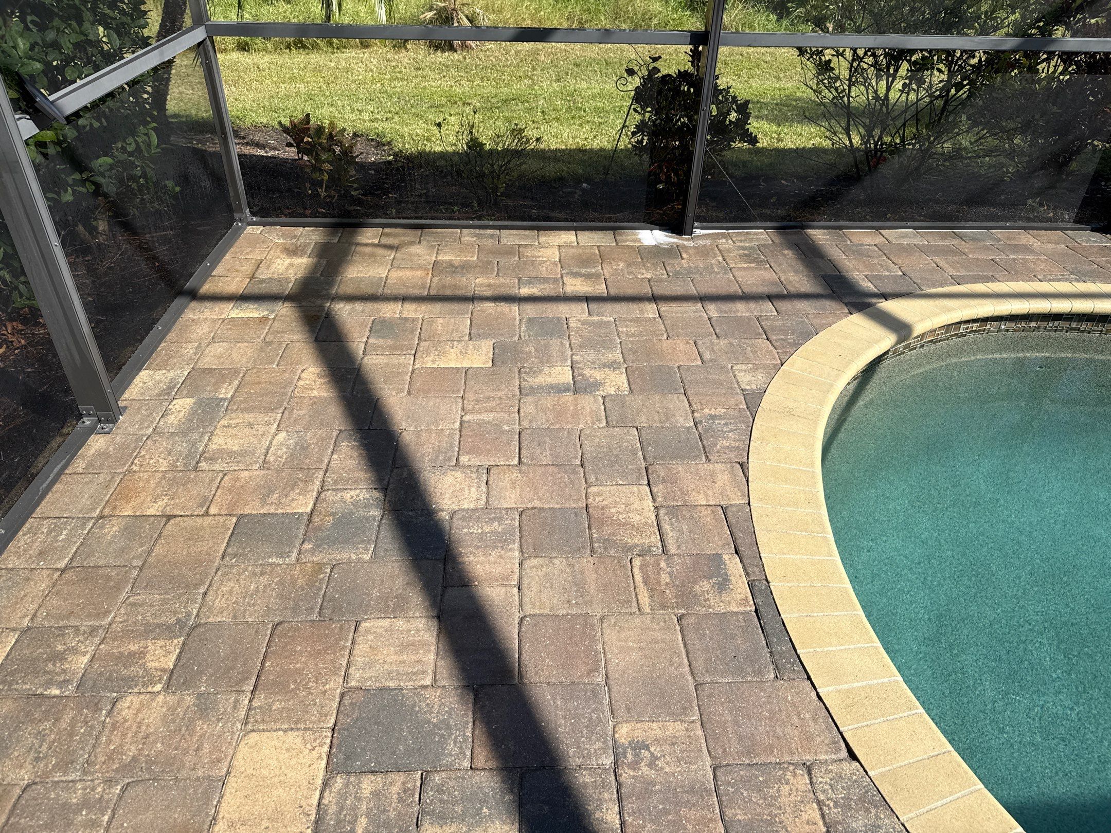 Flat Tile Roof, Paver Pool Deck & Driveway Cleaning | Cove at Twin Rivers, Parrish FL by Sunshine AquaWash