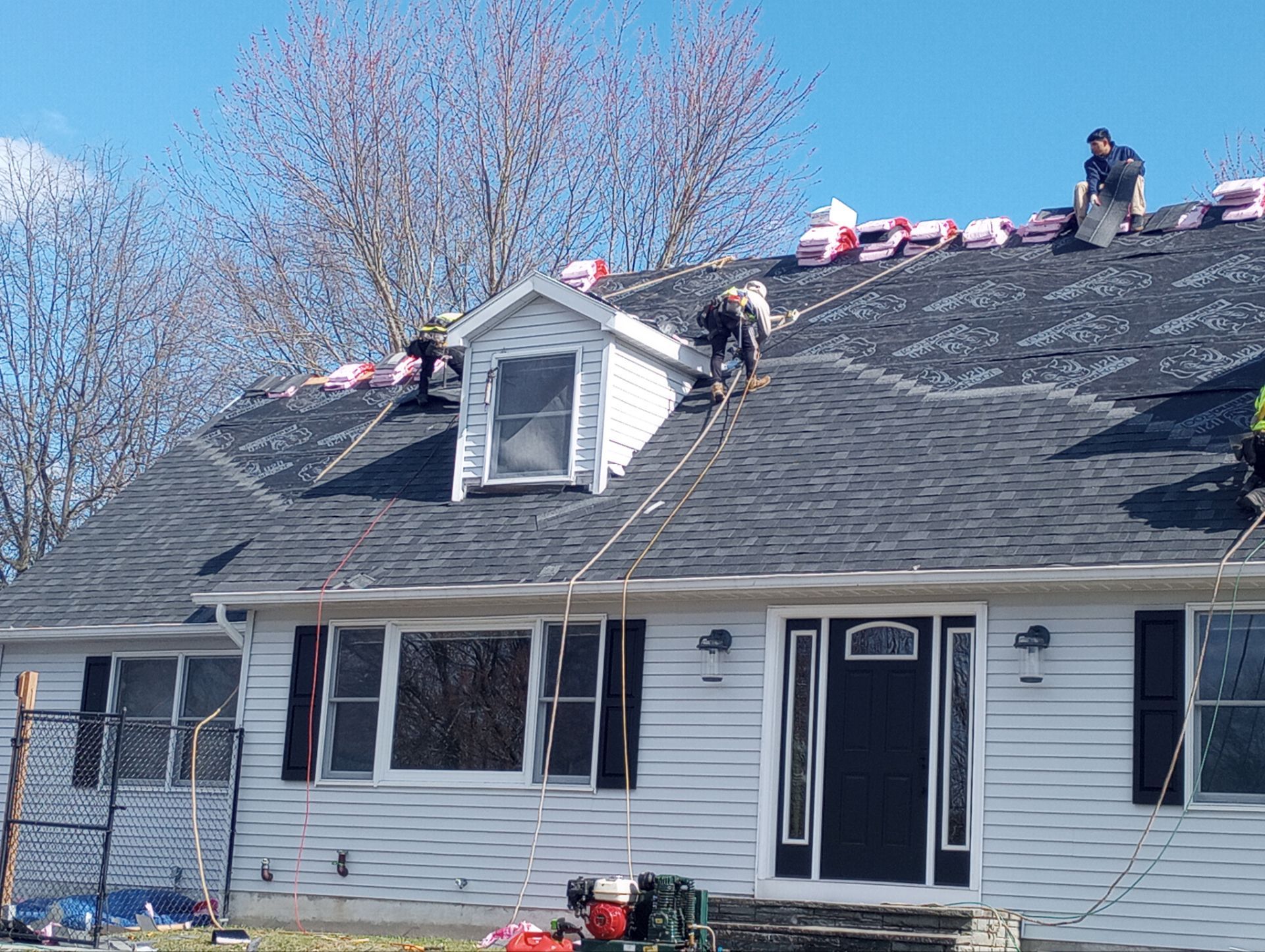New Roof in Pine Bush, NY by roberts roofing