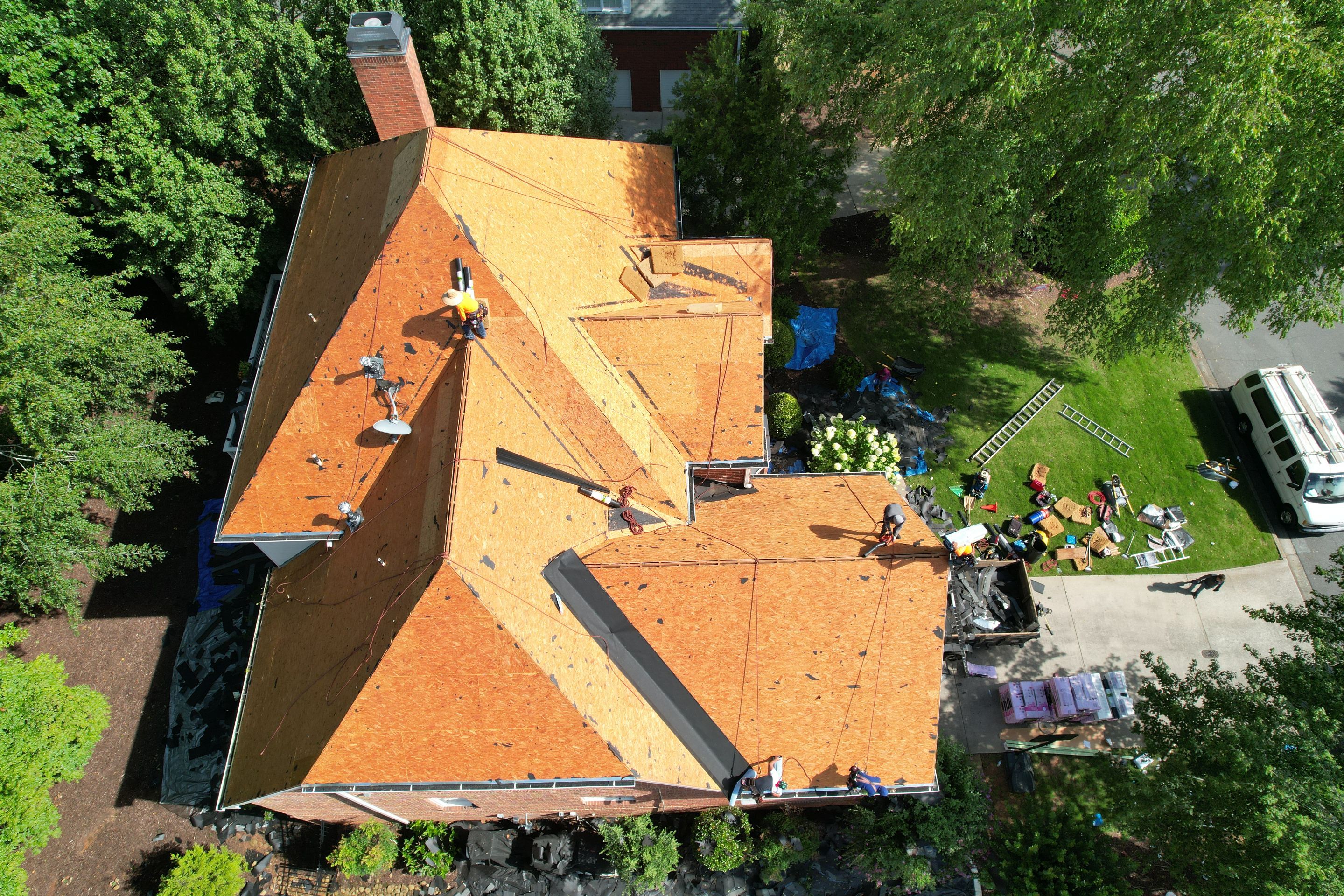 Residential Roofing Installation using Owens Corning by Inspector Roofing and Restoration