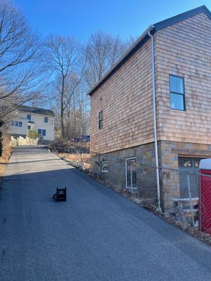 6" Half Round Galvalume Install in Rockport MA