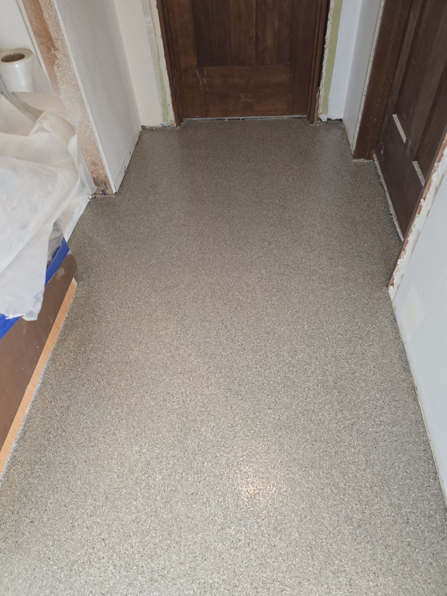 Indoor Space Transformation using Pebble Beach by Croc Coatings, LLC