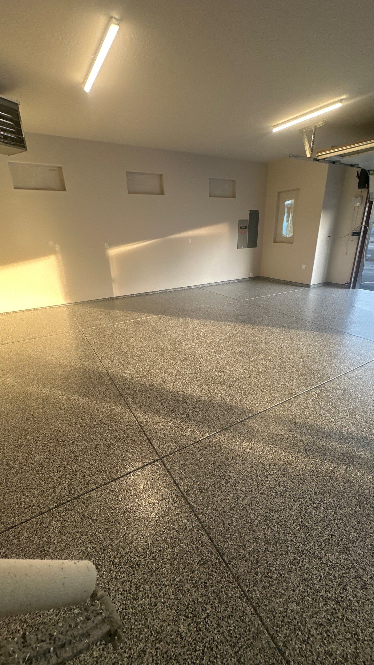 Garage Transformation using Domino by Croc Coatings, LLC