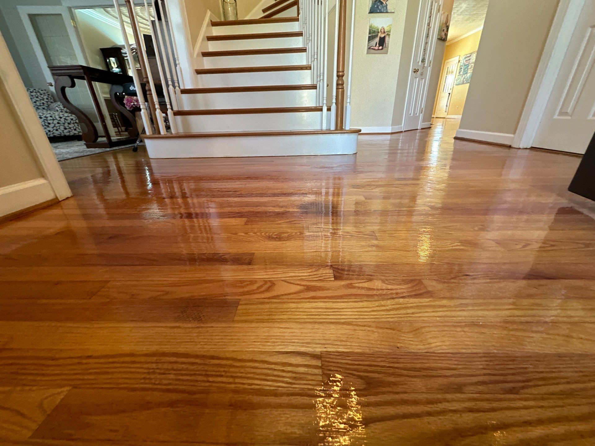 Hardwood Renewal  using Finish Em by Monster Clean