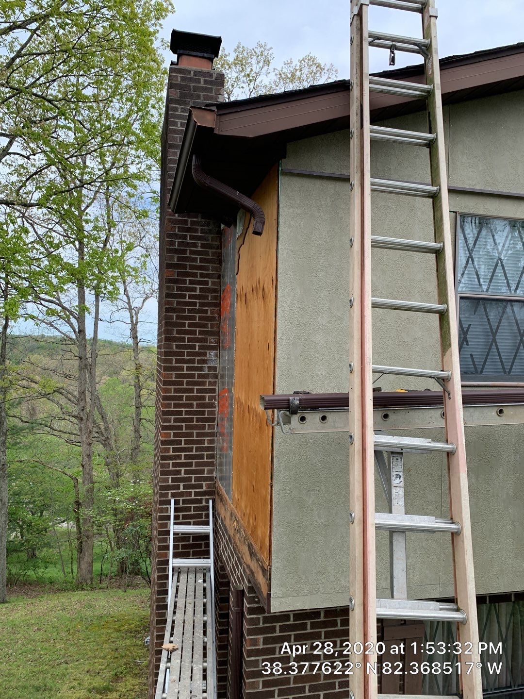 Old to New Tudor Style Fiber Cement Update  by Secure Construction Company Inc