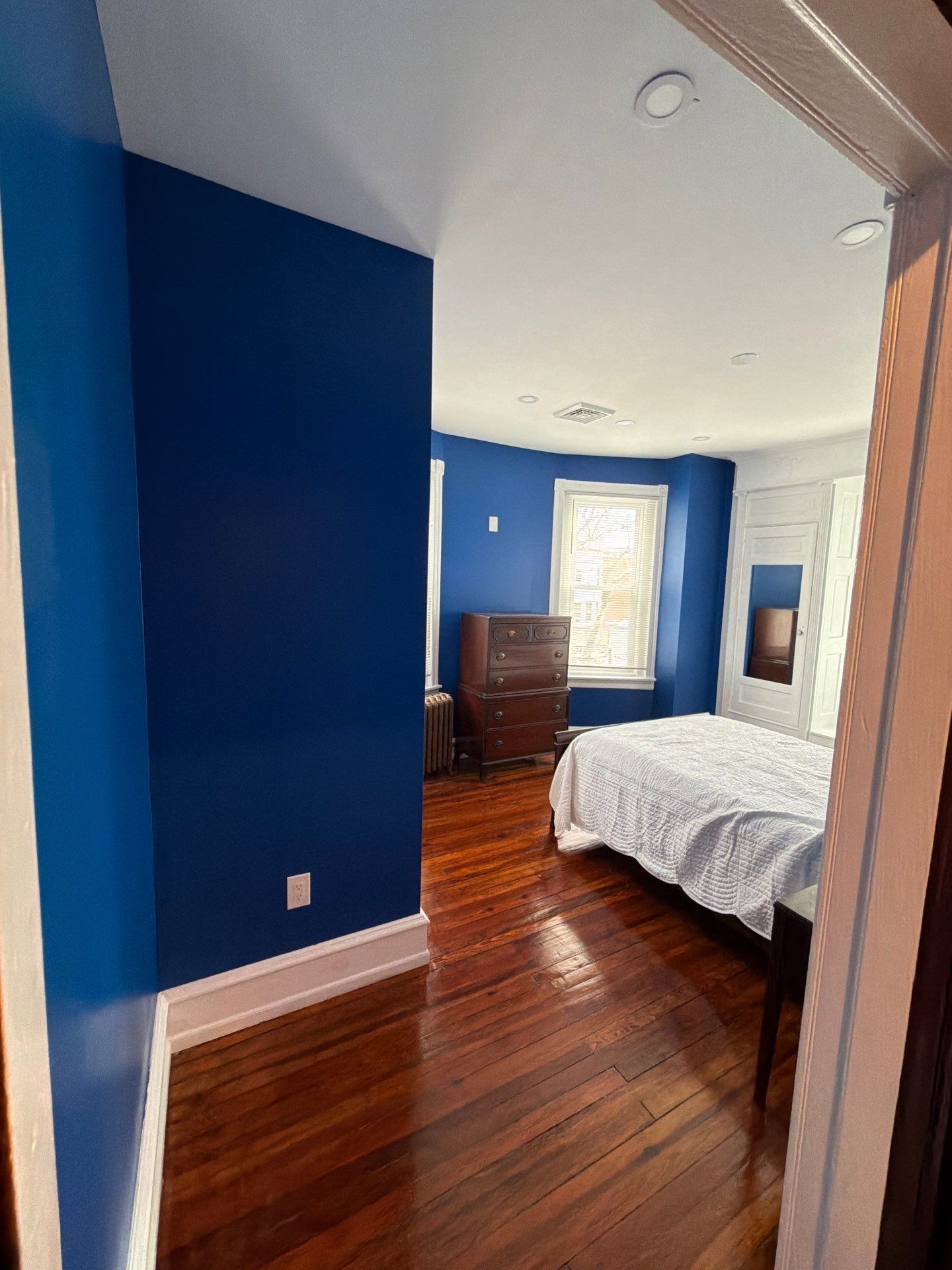 Calm Color and Cozy Flow in a Philadelphia Home by Groovy Hues