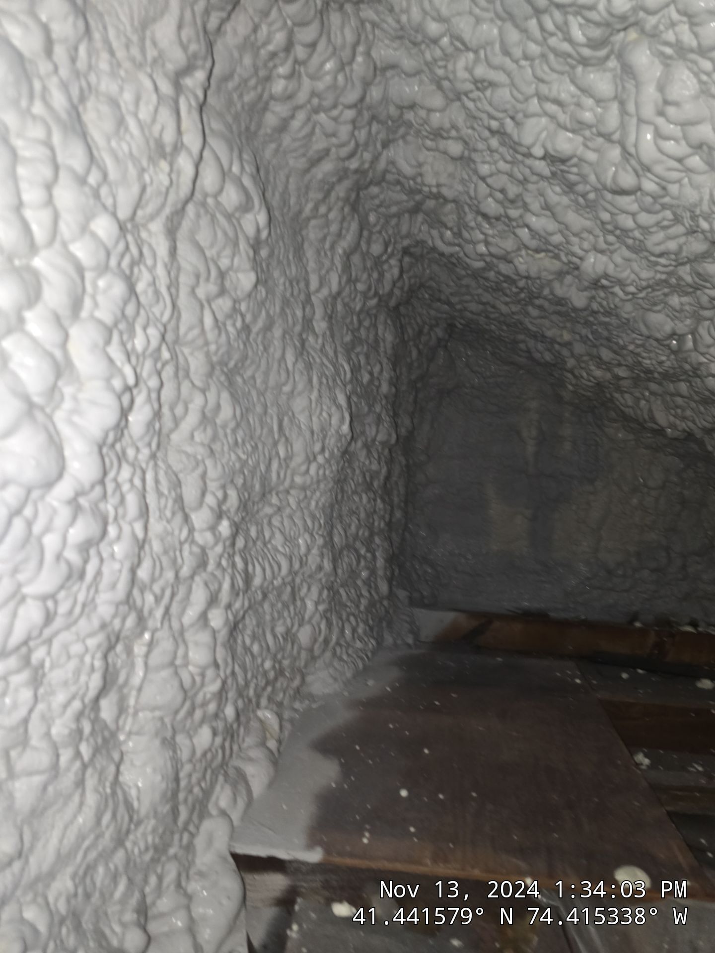 Attic Insulation using open cell spray foam by NYS Foam & Energy