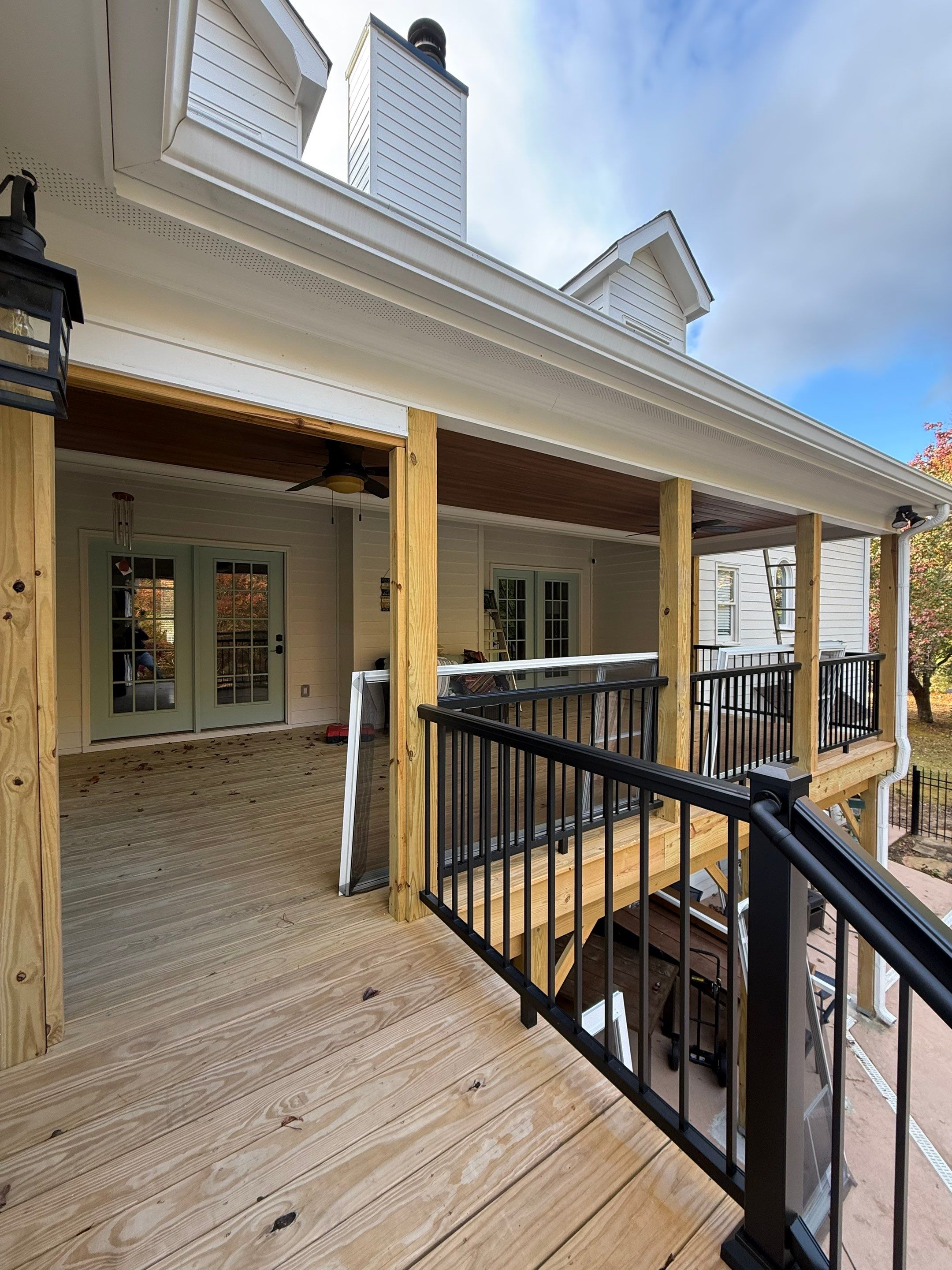 Elevated Deck and Screened-In Porch Replacement in Powder Springs by Swift Home Renovations