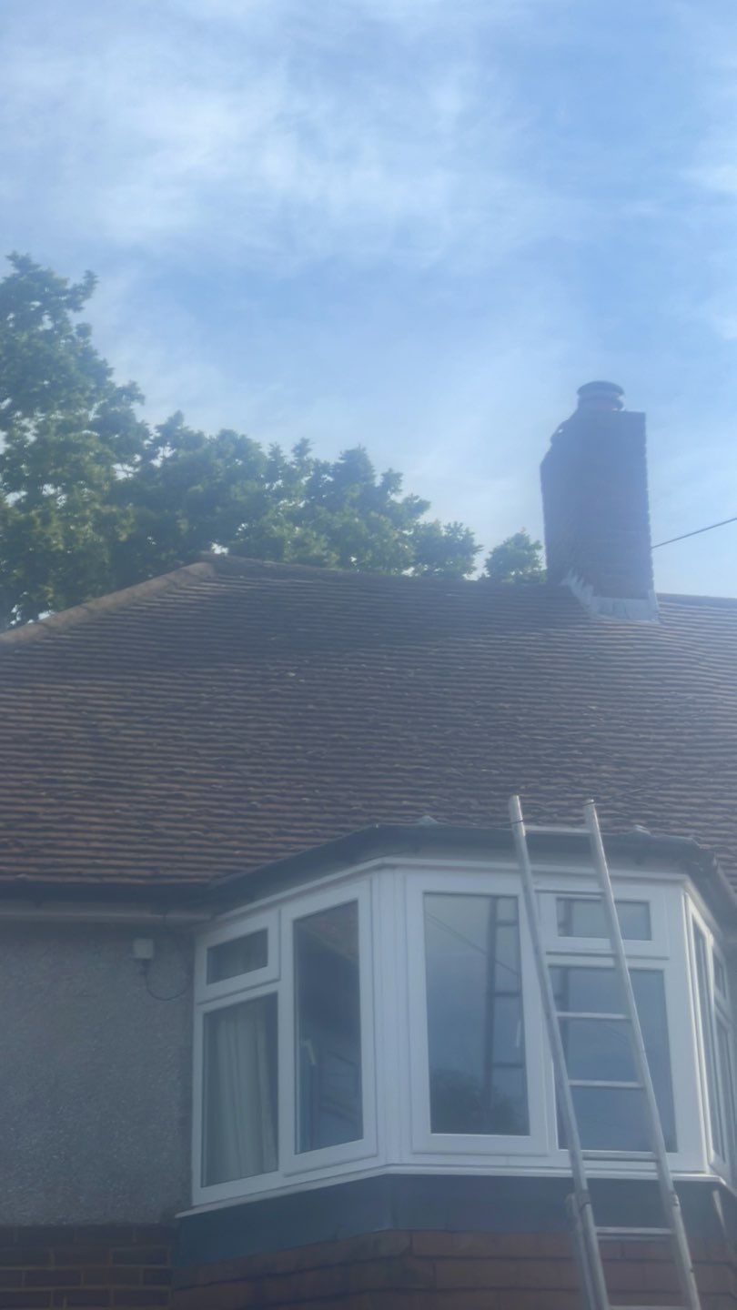 Roof Clean  - Moss Removal - Gutter Clean using Honda 15lpm Low Pressure Washing Machine by Ges Exterior Cleaning ltd