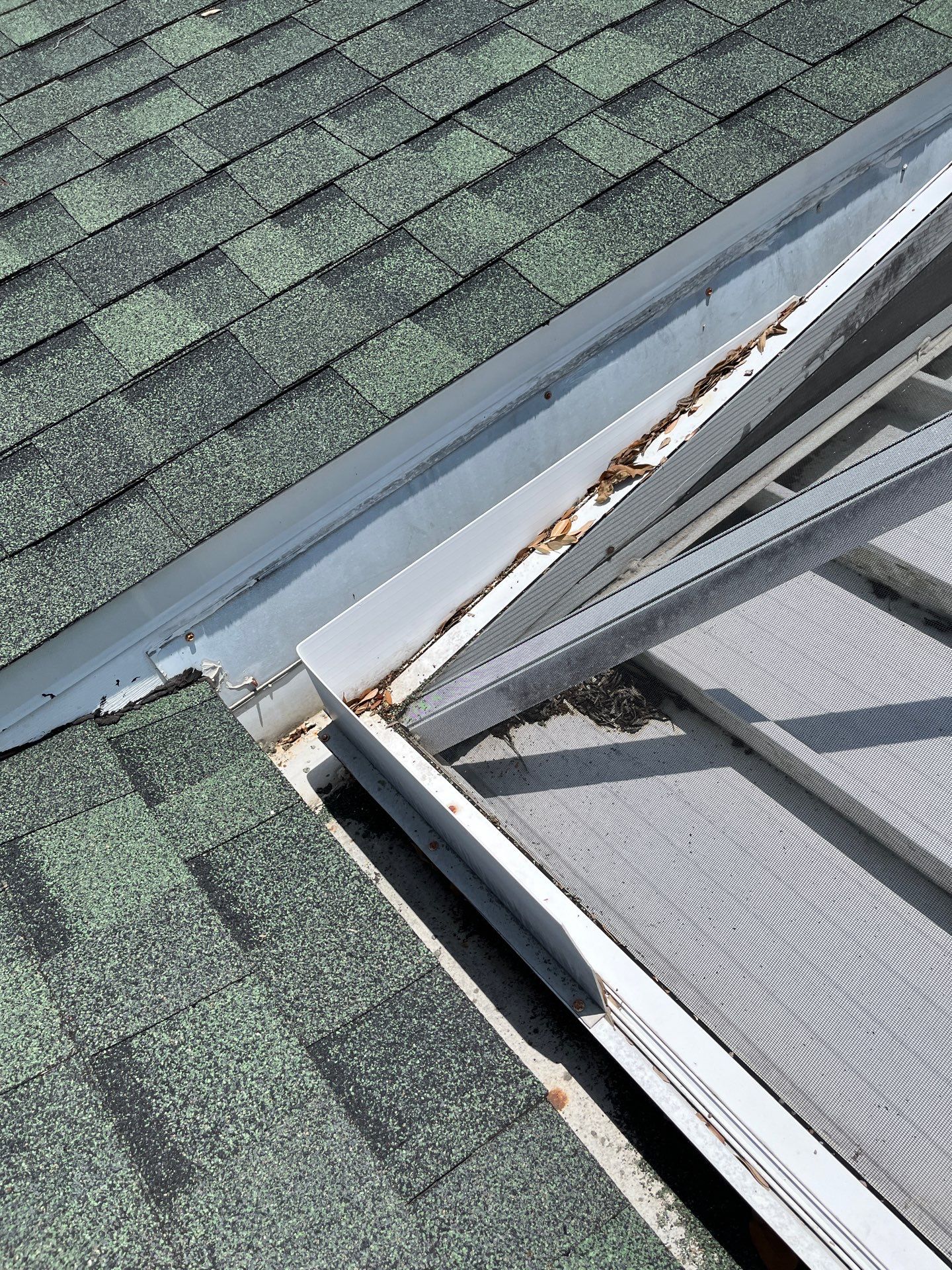 Replace gutter using Leaf Guard in Cape Coral FL by Gutter Professors