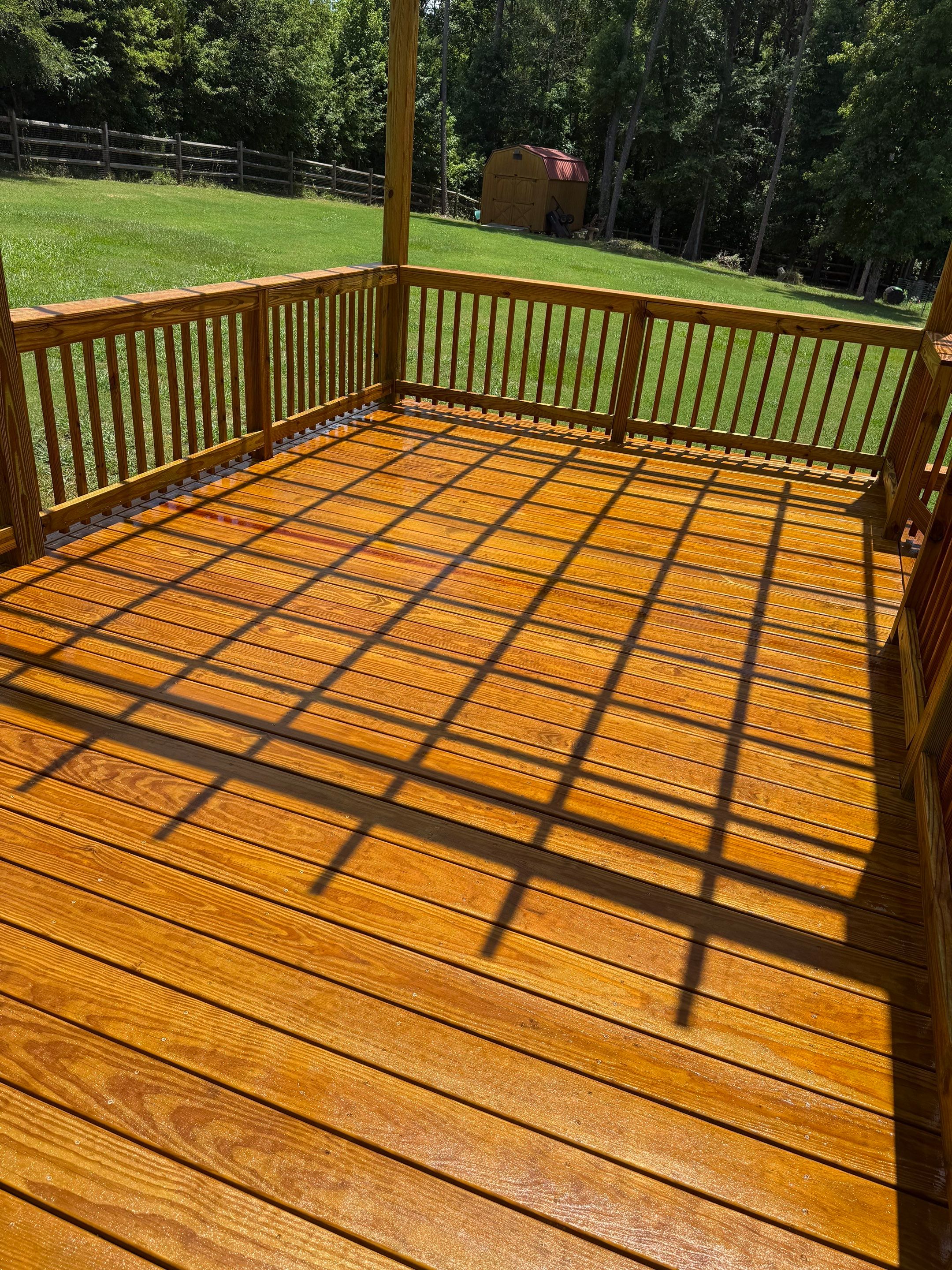 Wood Deck using Wood Sealant by DuraSeal