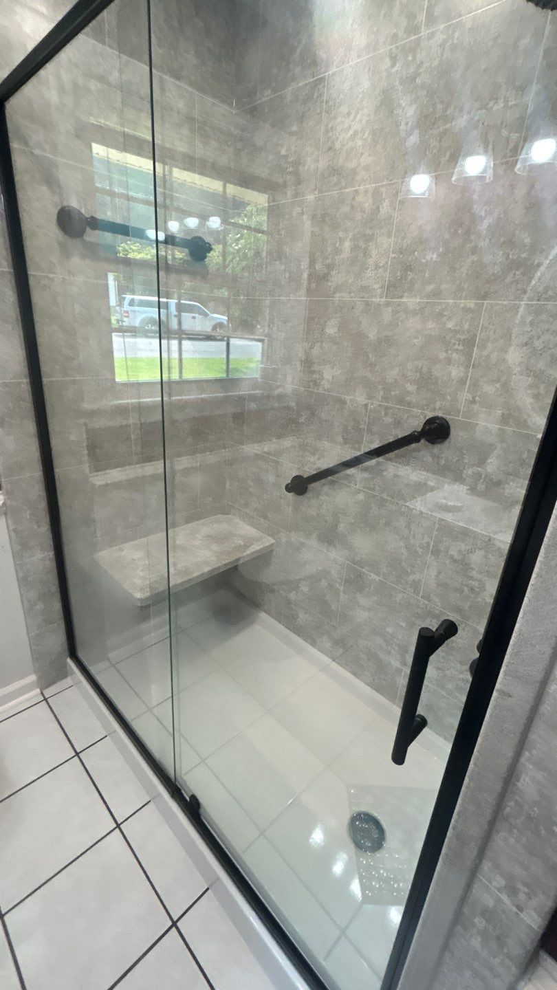 Tub to Walk-In Shower by BathPlanet SW Virginia
