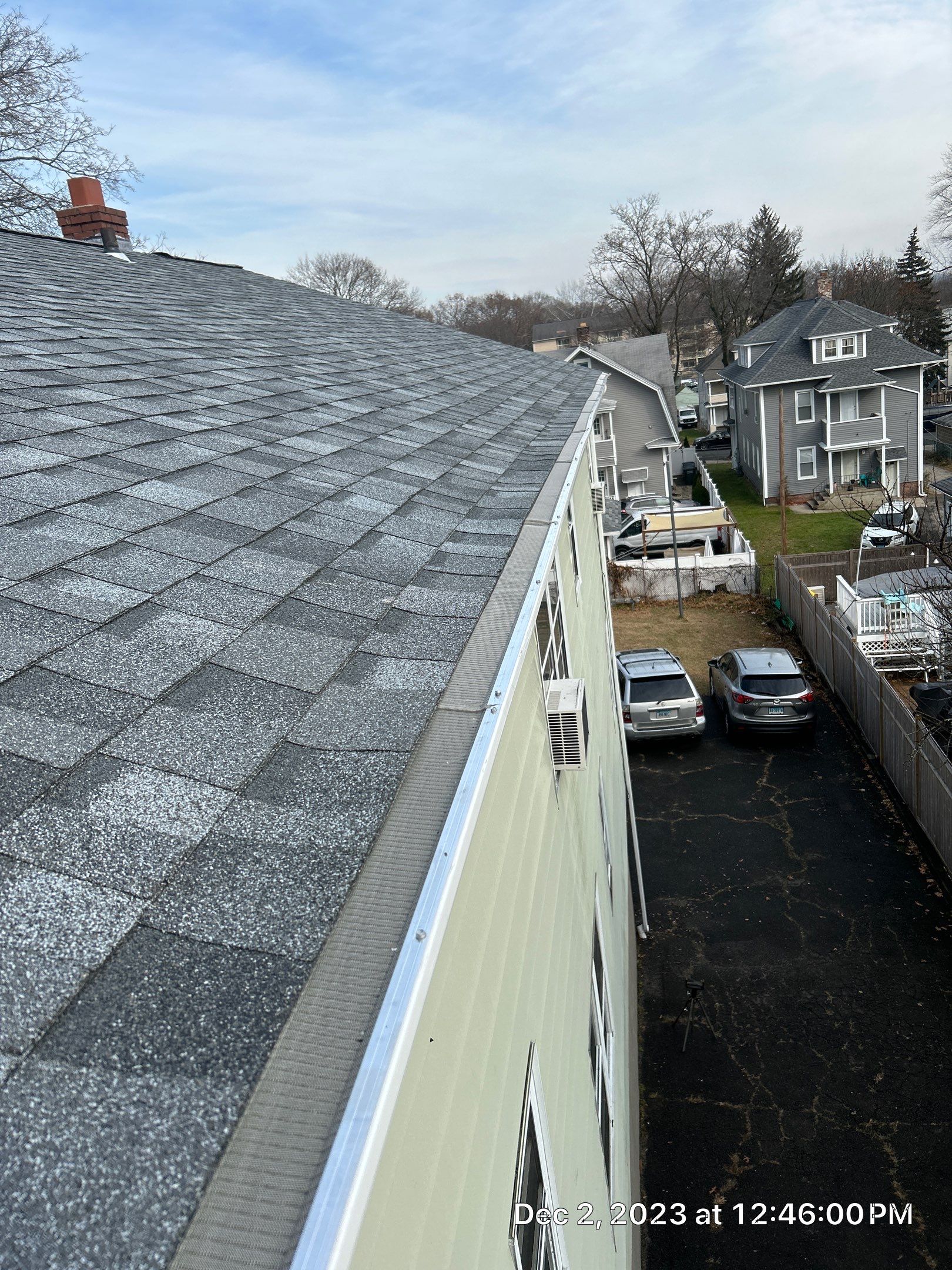 Residential Roofing Installation using Owens Corning TruDefinition Slatestone Gray by A Plus Exterior