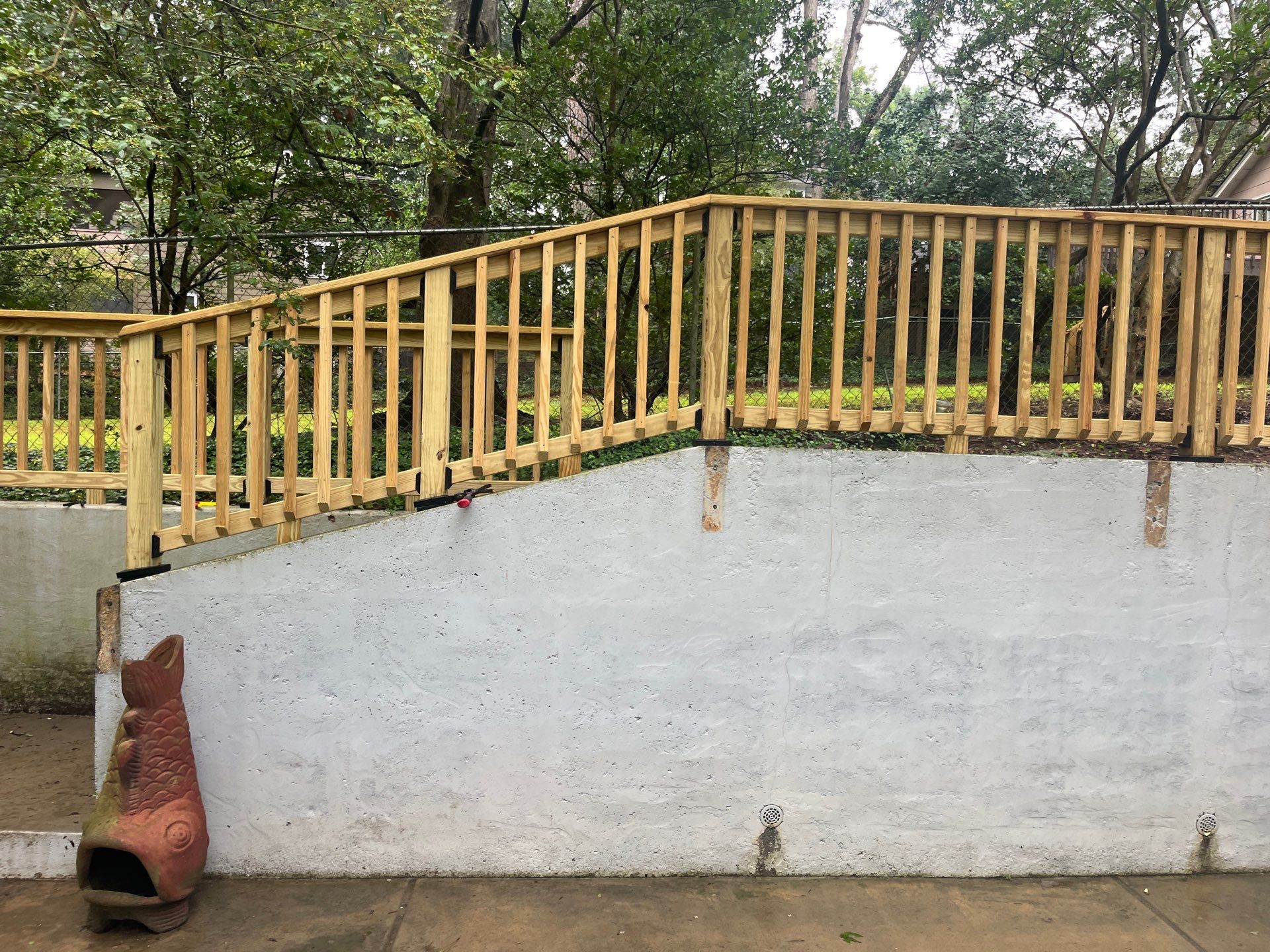 Decatur Deck Rebuild using Pressure Treated Pine by Nelson Exteriors 