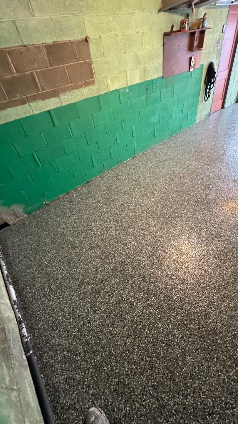 Basement + Garage Project in Pittsburgh by Floors in a Day, Inc