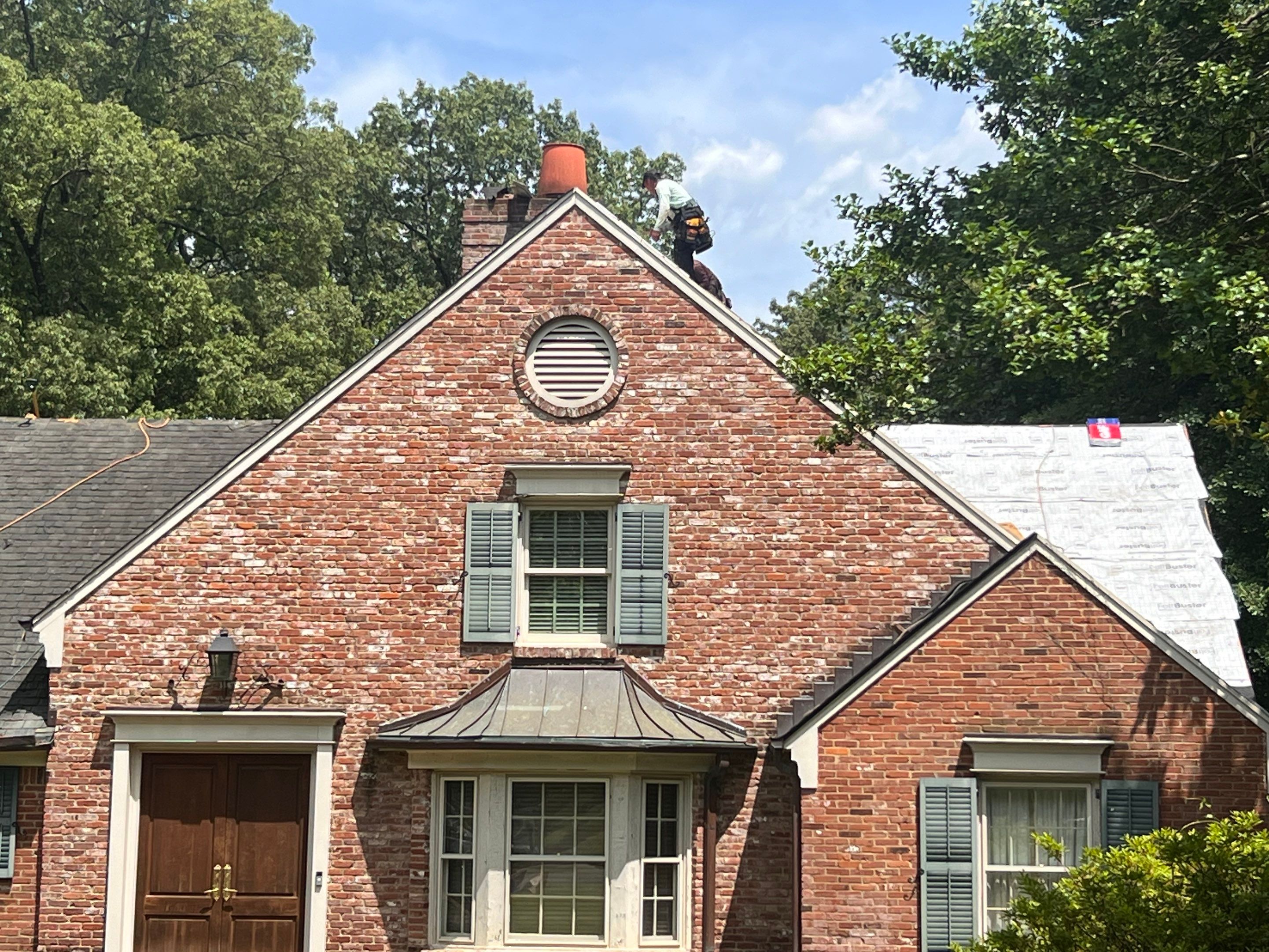 Full Roof Replacement with gutter upgrade after tree impact damage in East Memphis by Revival Roofing Services