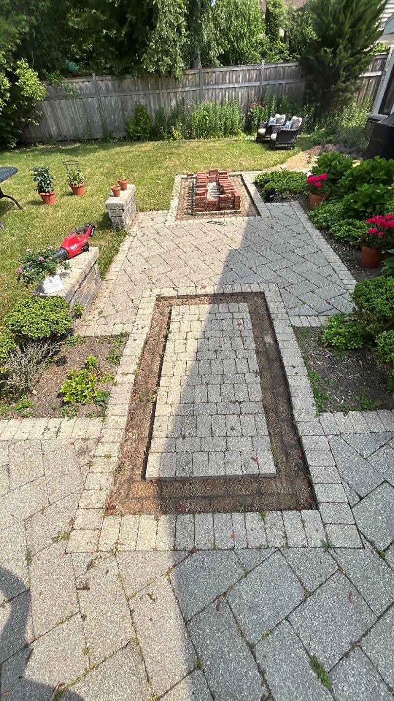 Brick paver clean, sand and seal.  using Surebond SB-1300 by Northern Power Washing LLC.