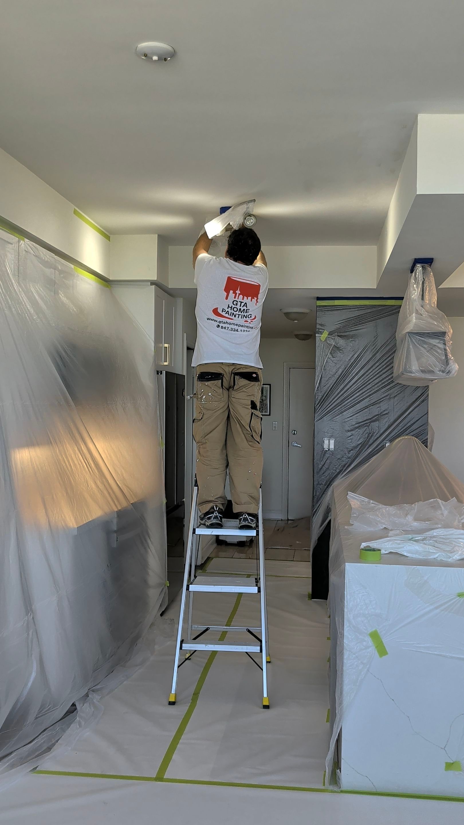 Interior Painting a Modern Condo by GTA HOME PAINTING