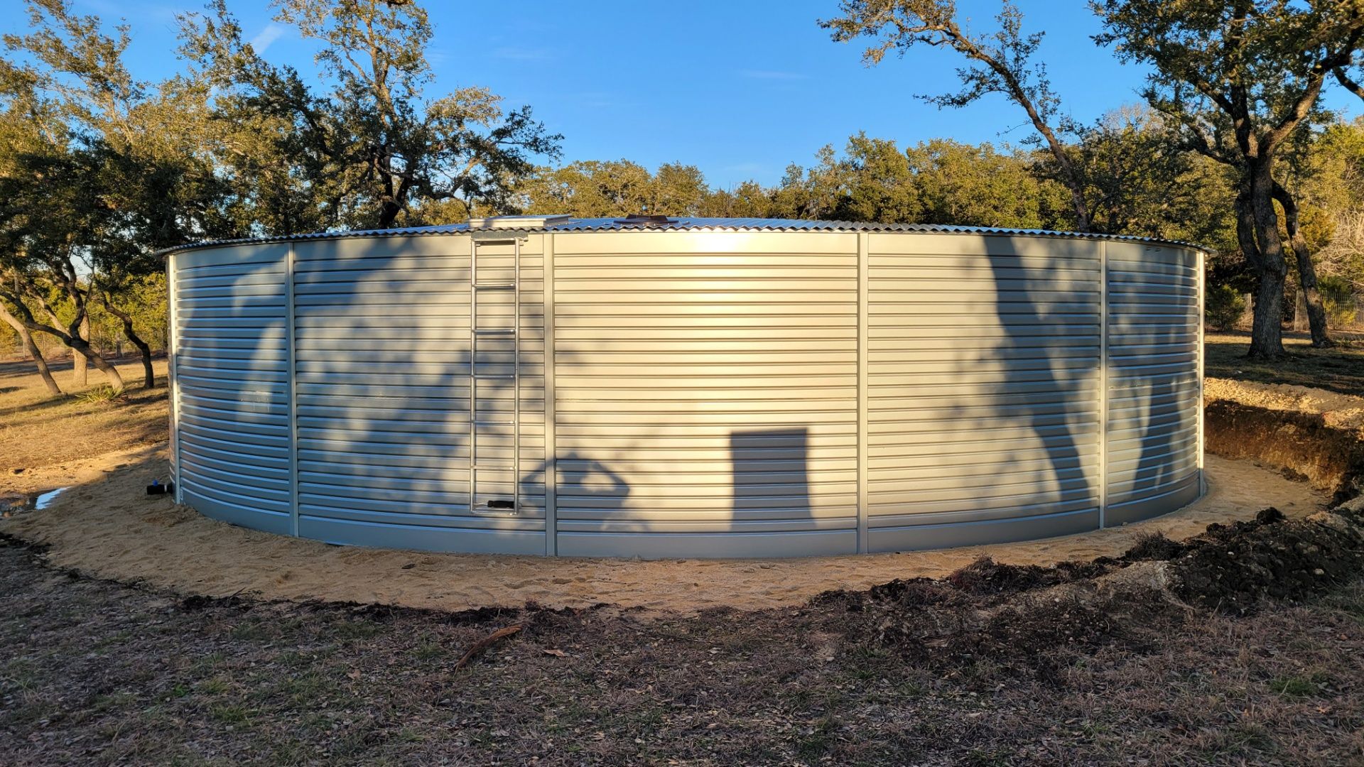 Pioneer Tank XLR 40/2 ZN - 52K Gallons - Silver/Galvanized Color by Hill Country Rain Water
