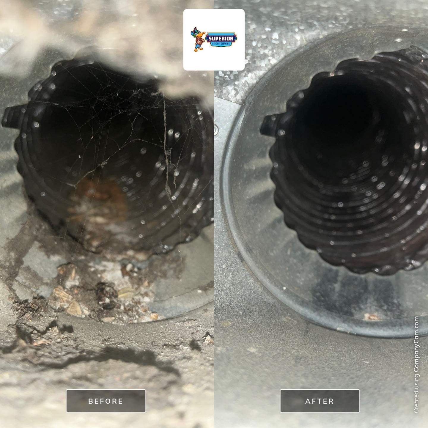 Air Duct Cleaning With a Vacuum Truck in Boardman, OH by Superior Air Duct Cleaning