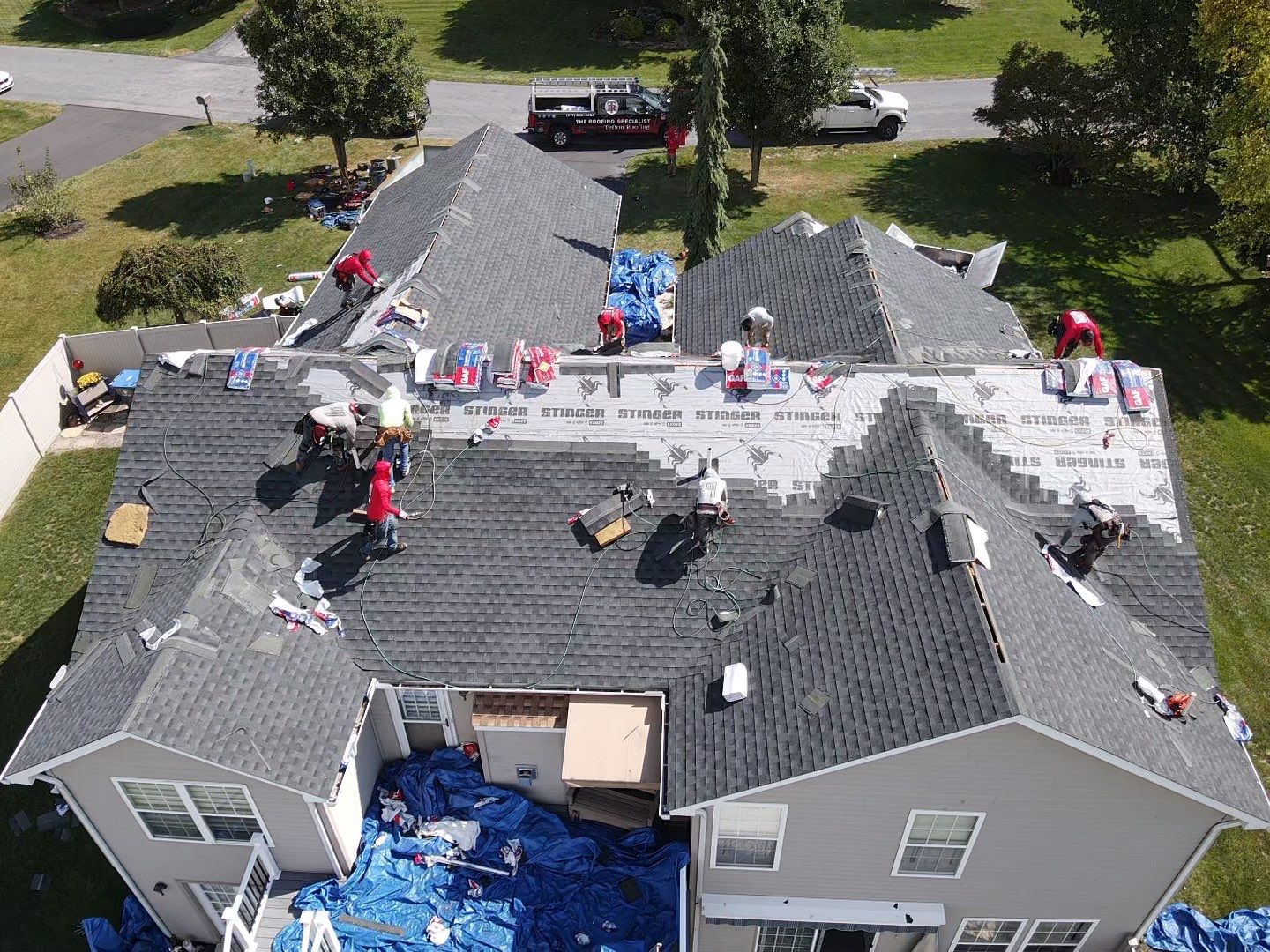 GAF Timberline HDZ Architectural Shingle Roof Replacement in Chambersburg by Teflon Roofing
